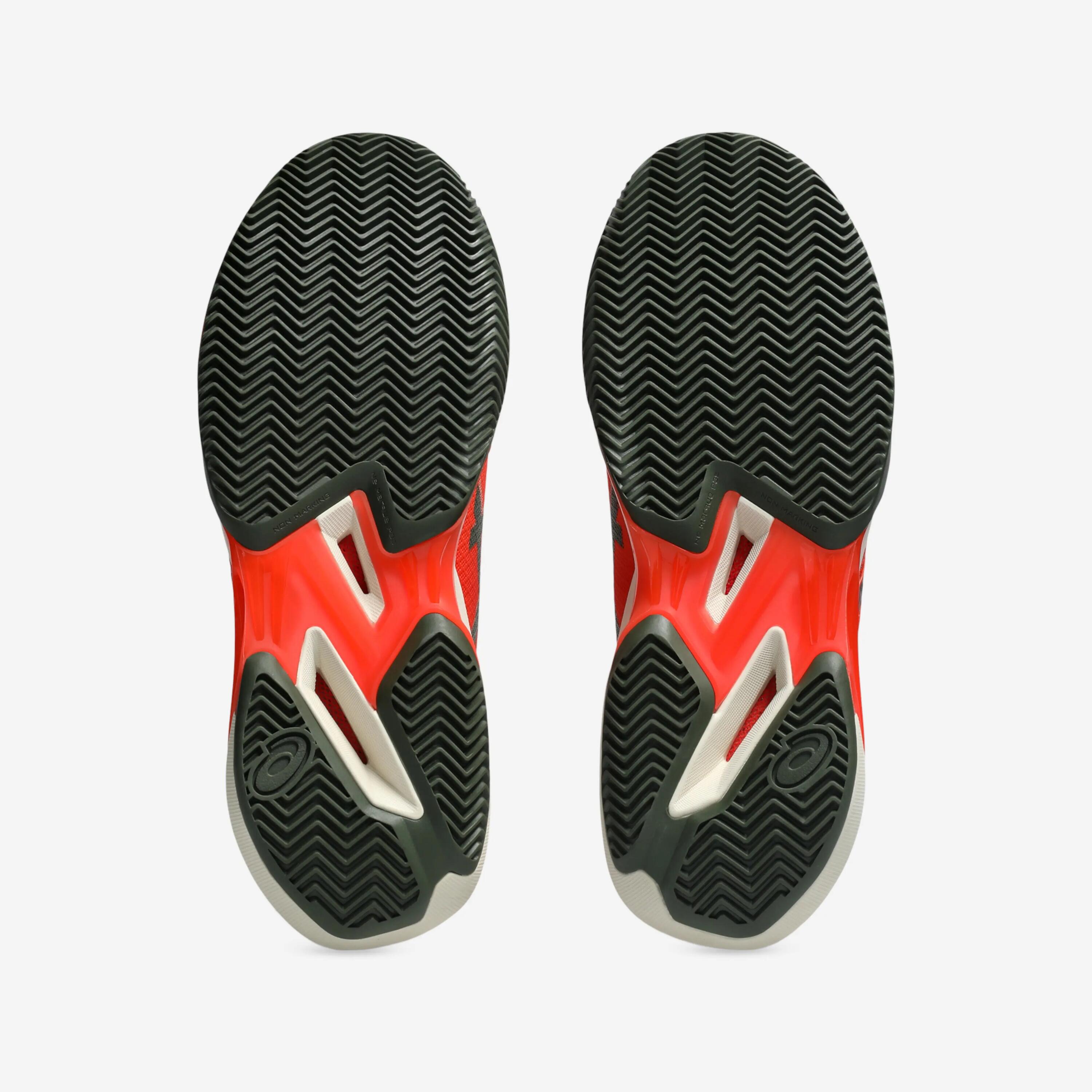 Chaussures de tennis terre battue homme, Solution Speed FF 4 rouge 3/8
