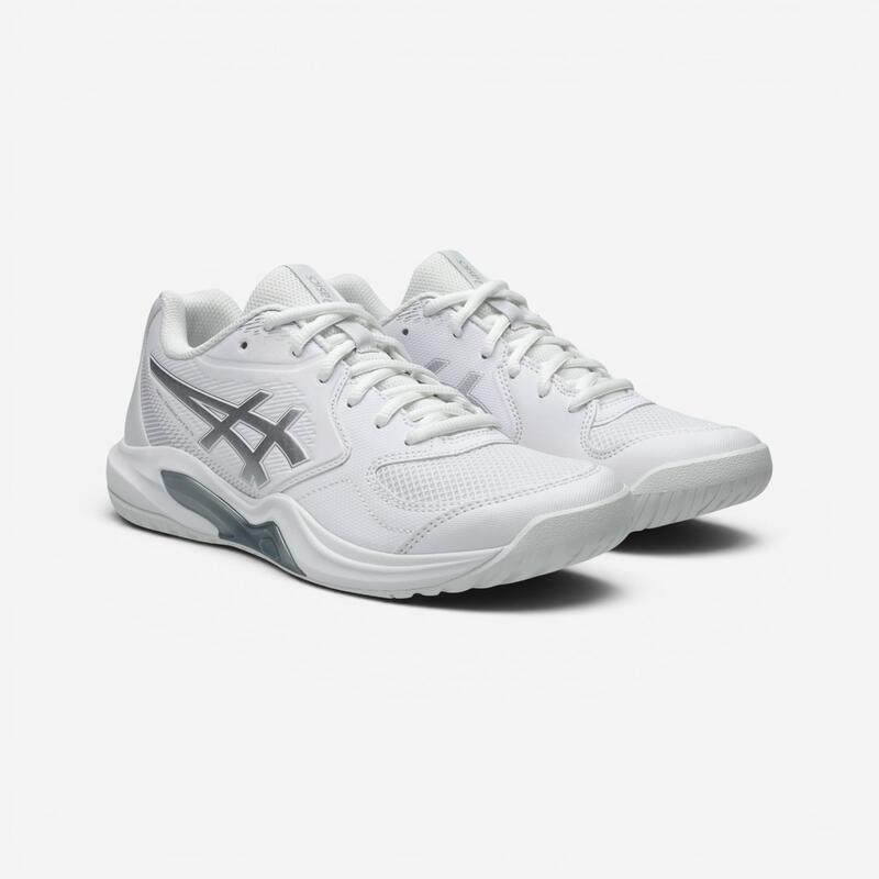 Încălțăminte de tenis pentru orice suprafață, Asics Gel Dedicate 9 Alb, Damă
