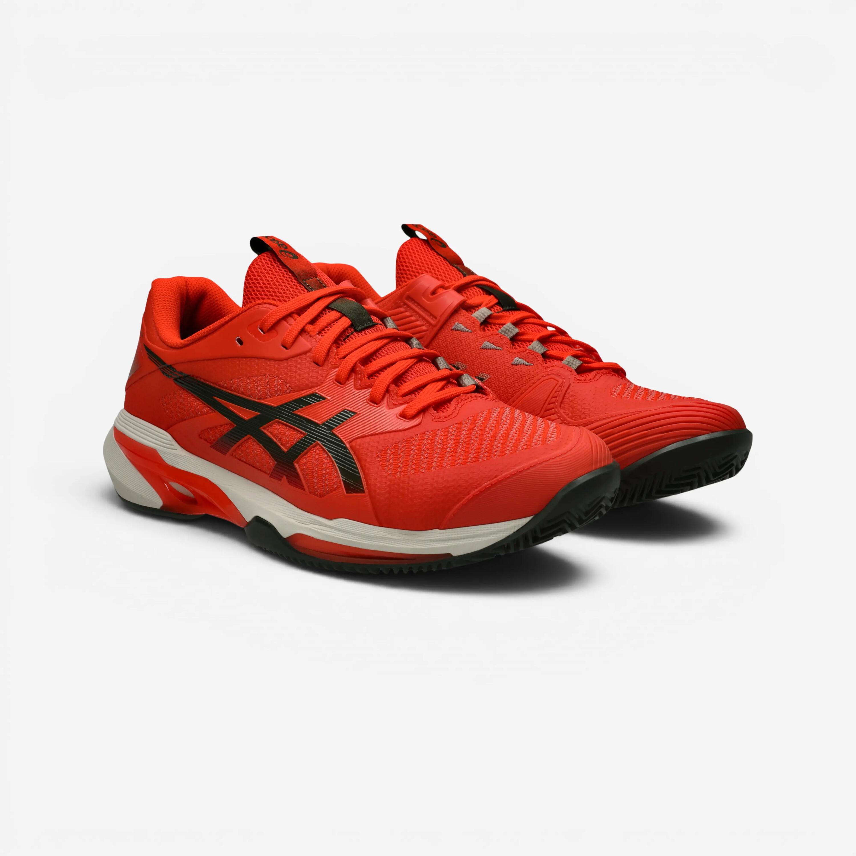 Chaussures de tennis terre battue homme, Solution Speed FF 4 rouge 2/8