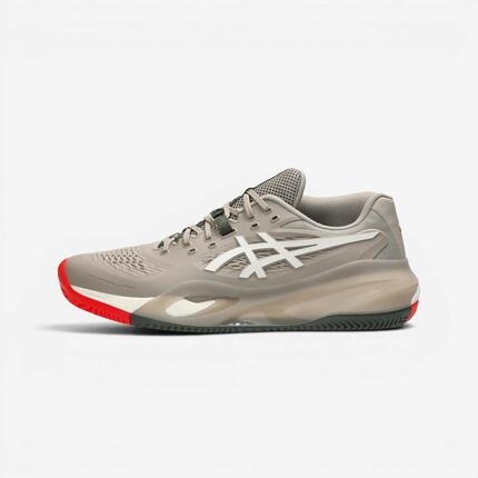 Chaussures de tennis terre Battue homme, Asics Gel Resolution X bleu vert