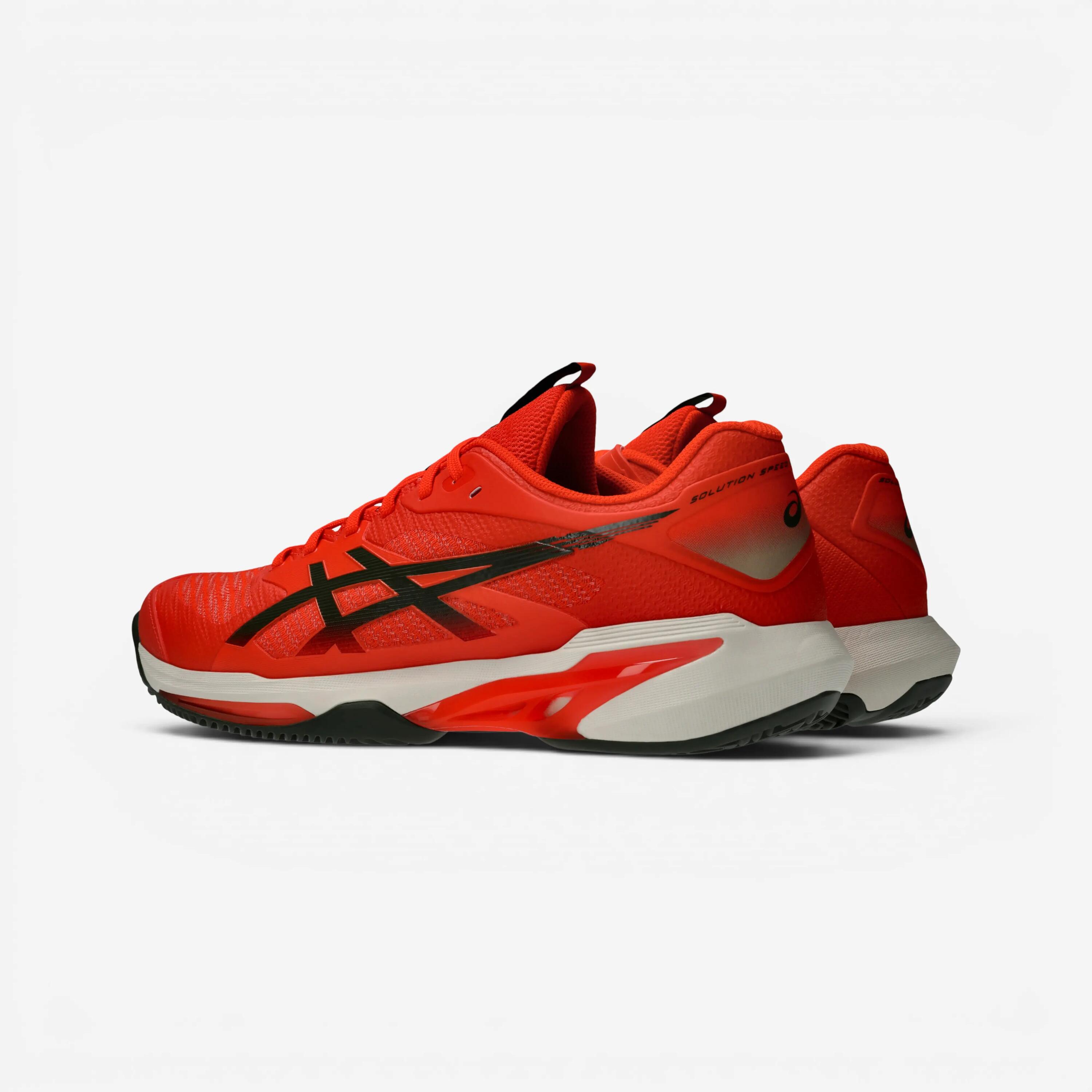 Chaussures de tennis terre battue homme, Solution Speed FF 4 rouge 6/8