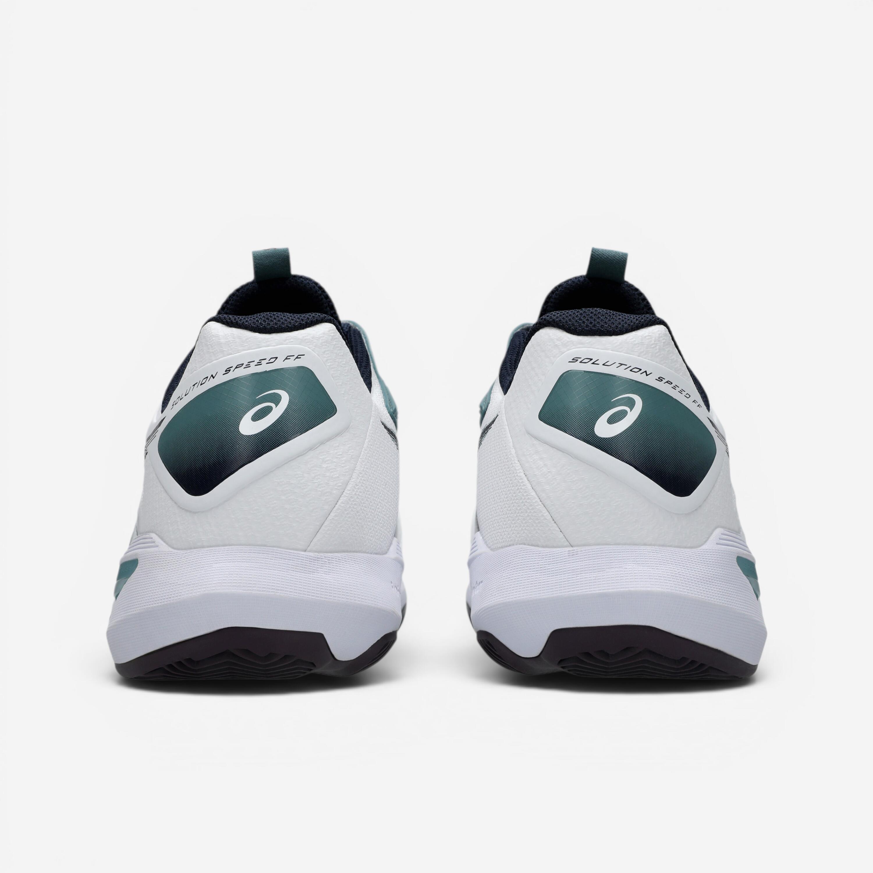 Chaussures de tennis terre battue homme, Solution Speed FF 4 blanc vert 4/8