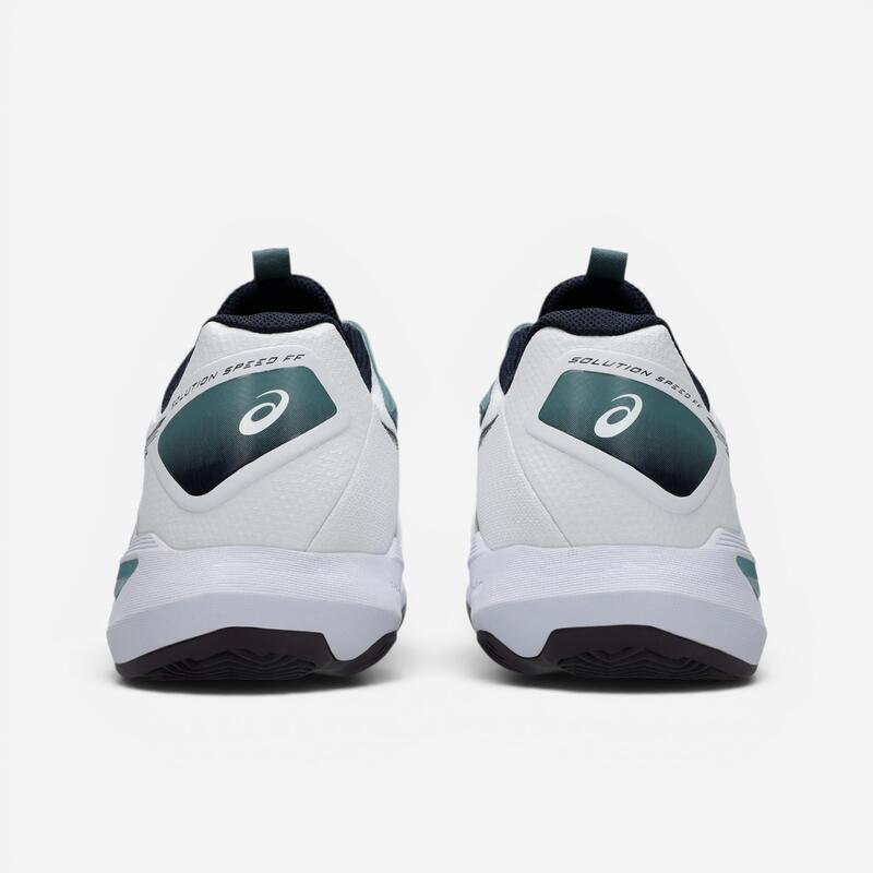 Încălțăminte de tenis pe zgură, Solution Speed FF 4 Alb-Verde, Bărbați