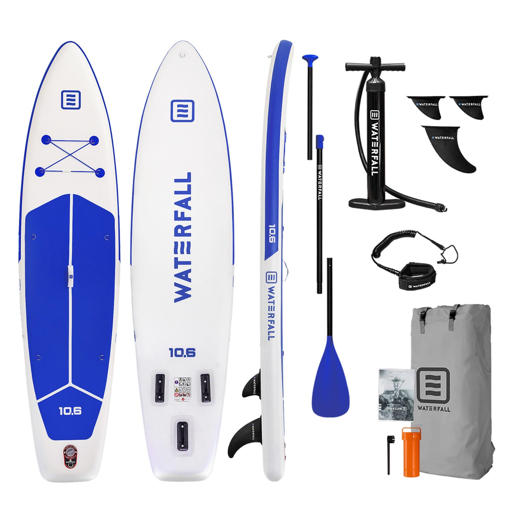 Conjunto de SUP Waterfall Touring 10.6 Royal Blue 1/4
