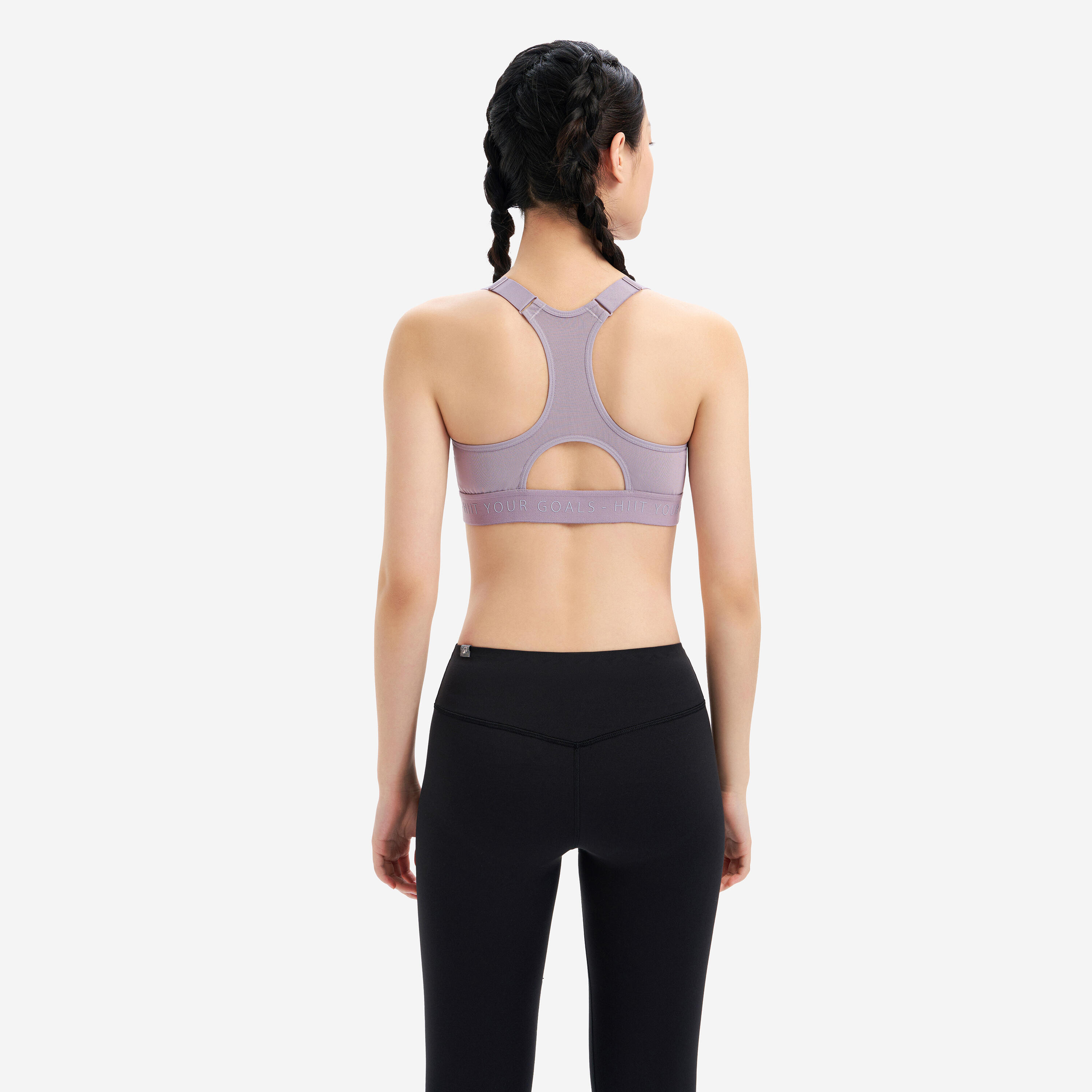 Soutien-gorge de sport zippé avec bonnets et maintien élevé femme 4/8