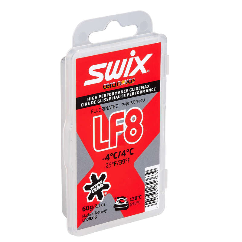 SWIX LF8 CrossCountry Skiing Wax 4/+4 Red Decathlon
