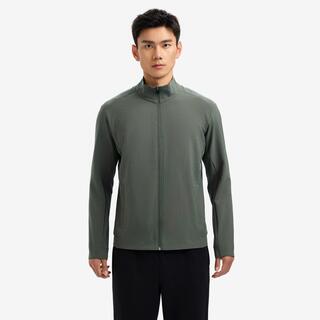 MEN TRAINING LIGHT STAND-COLLAR JACKET 500-ash khaki green