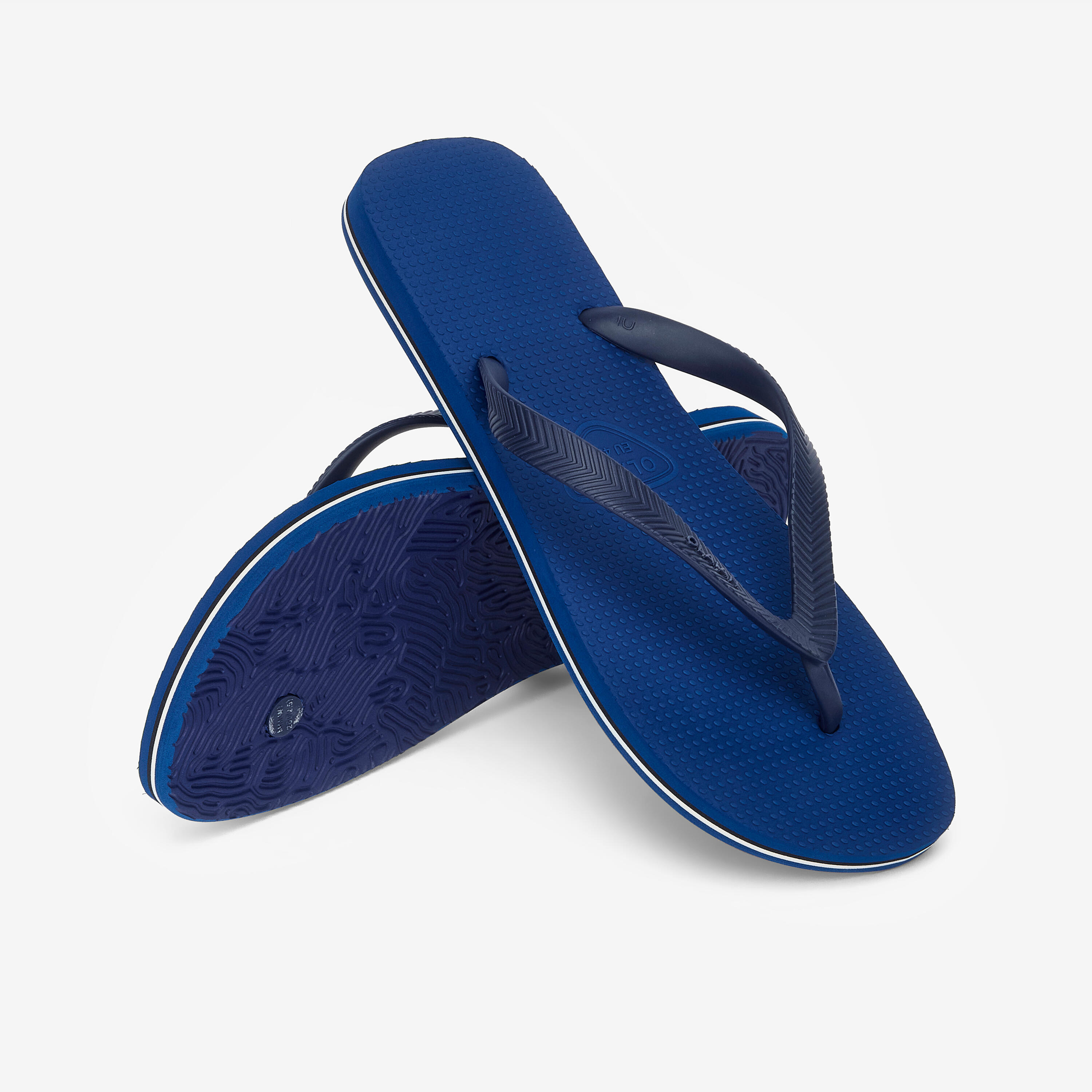 Chinelos de surf homem - 500 azul racing 5/6