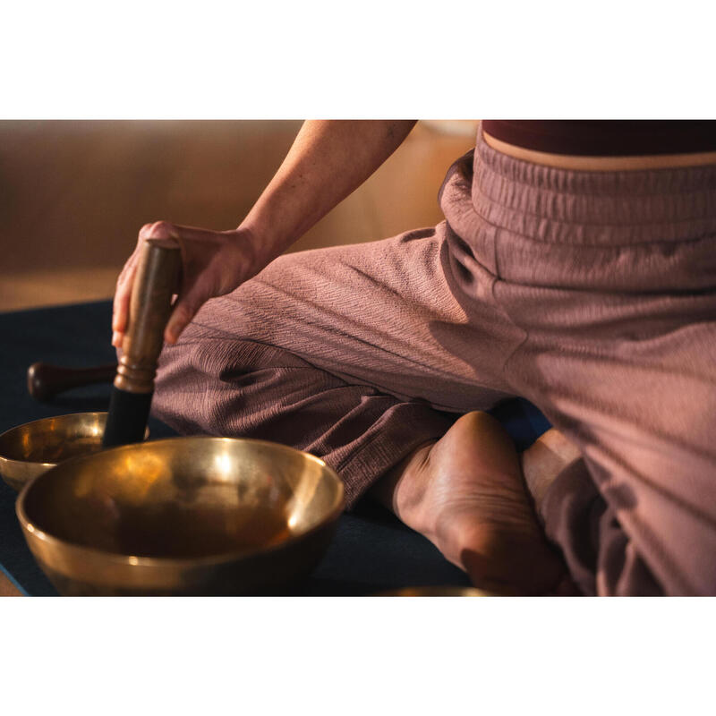 Pantalon de yoga retreat, taupe damă