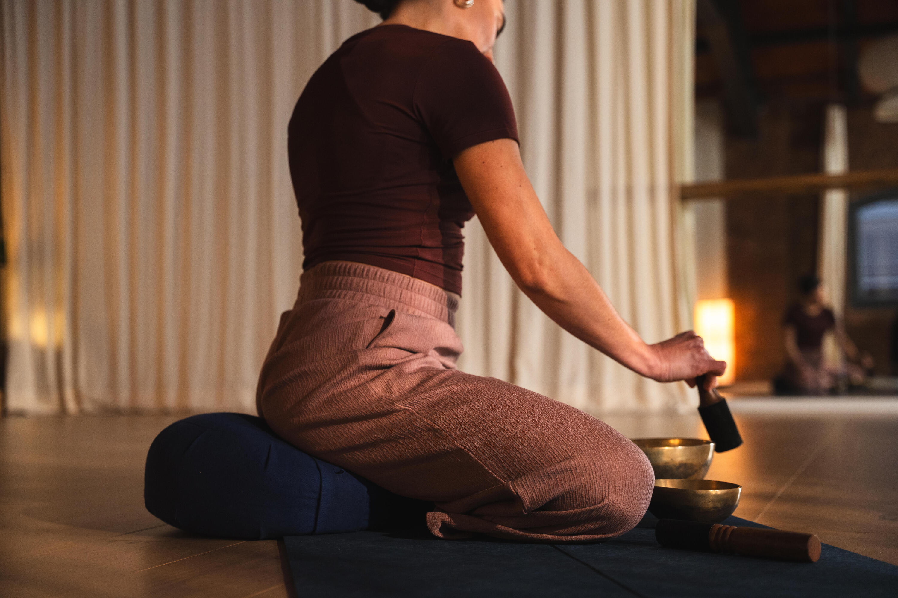 Calças para Retiros de Yoga Mulher Toupeira 9/11