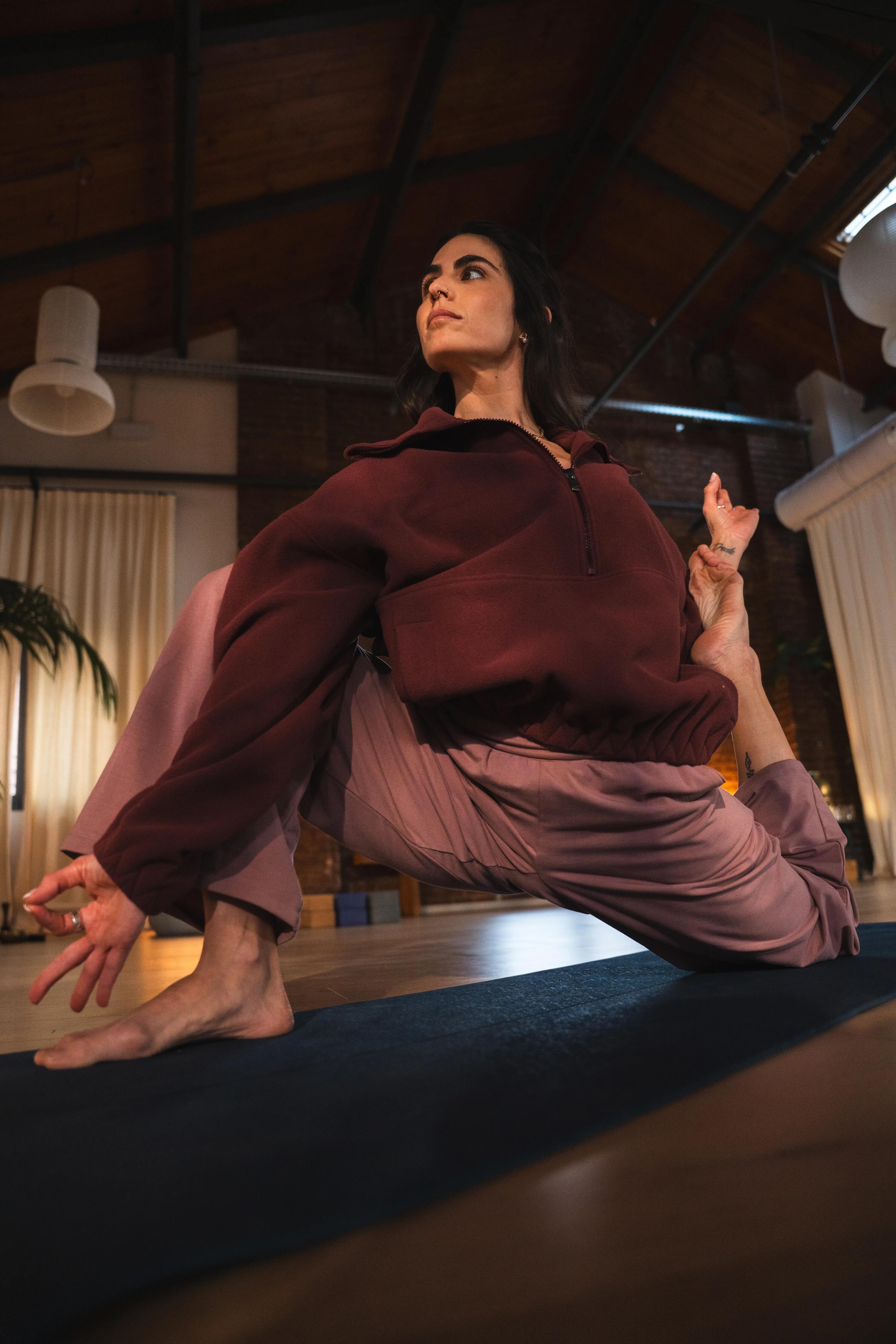 Pantaloni de yoga moi Taupe Damă 17/20