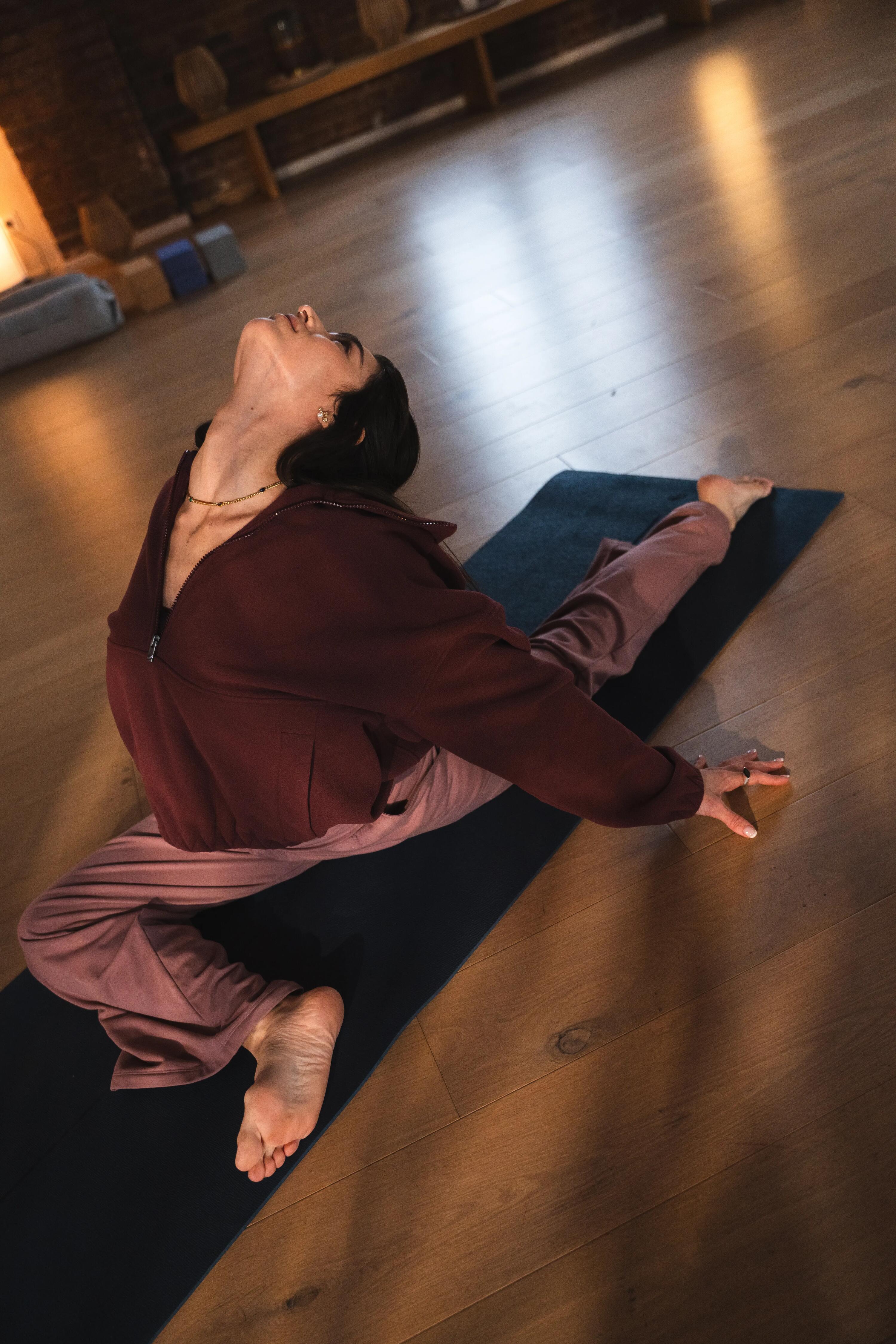 Pantaloni de yoga moi Taupe Damă 12/20