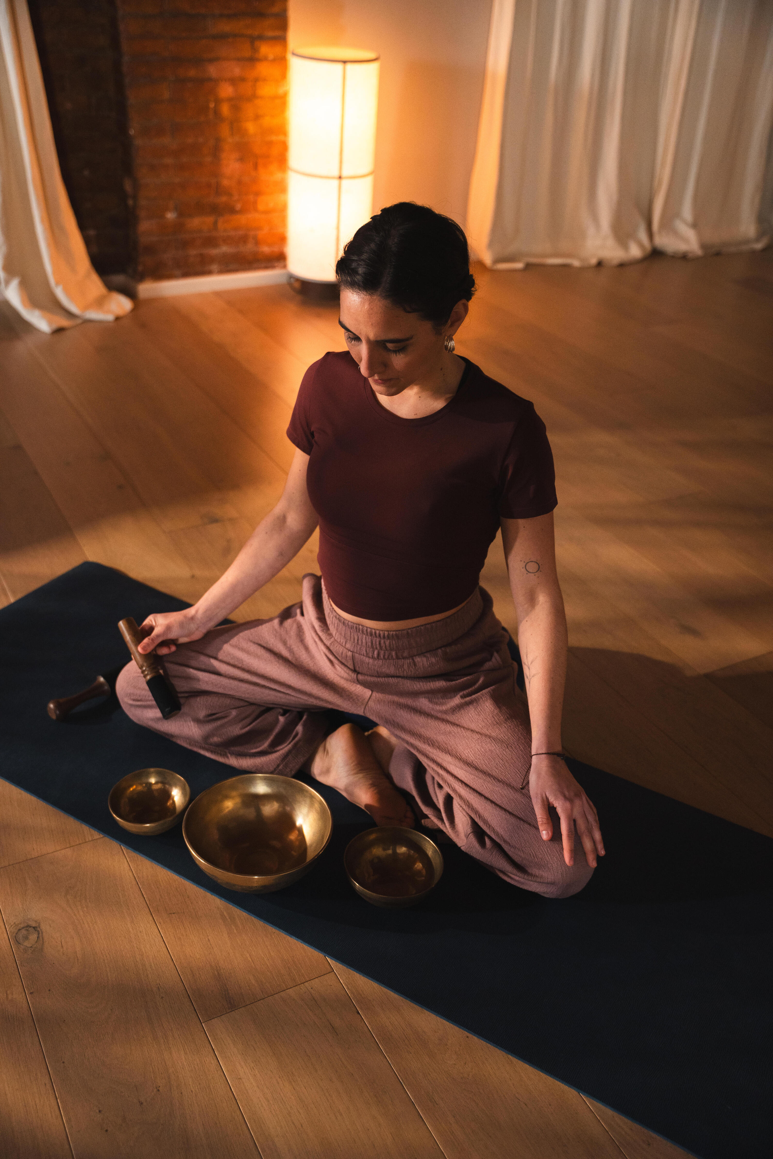 Calças para Retiros de Yoga Mulher Toupeira 2/11