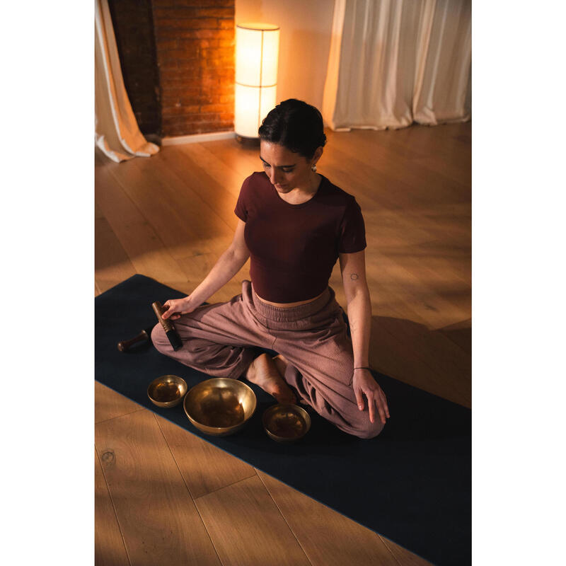 Pantalon de yoga retreat, taupe damă