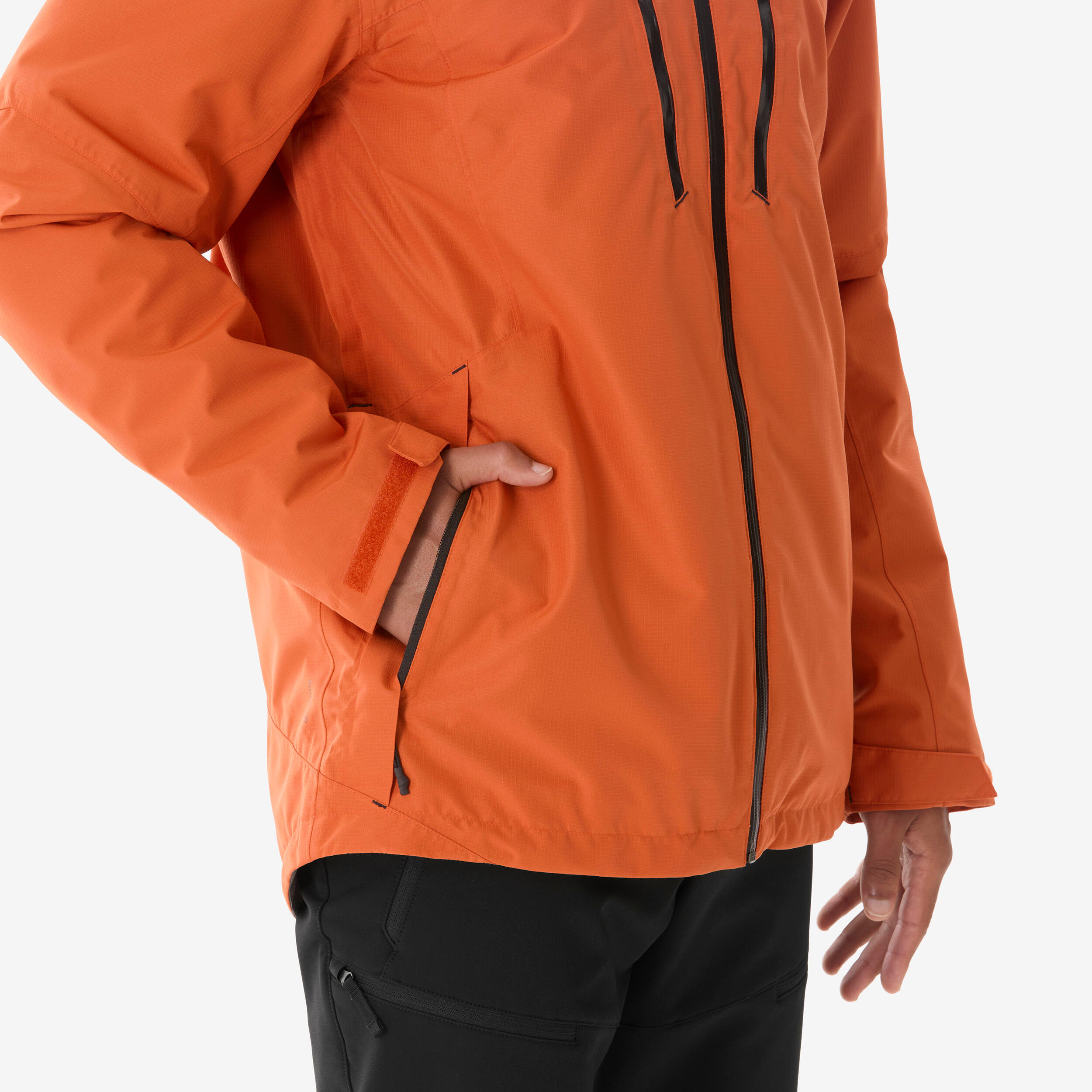 Veste 3en1 de randonnée -10°C imperméable homme, MH500 orange 8/17