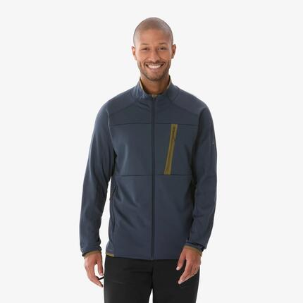 Fleece jas voor wandelen heren MH500 Light zwart