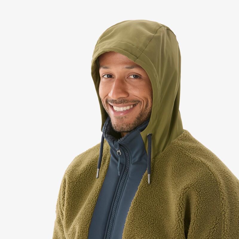 Erkek Outdoor Polar Kışlık Mont/Kar Montu - Yeşil - SH900