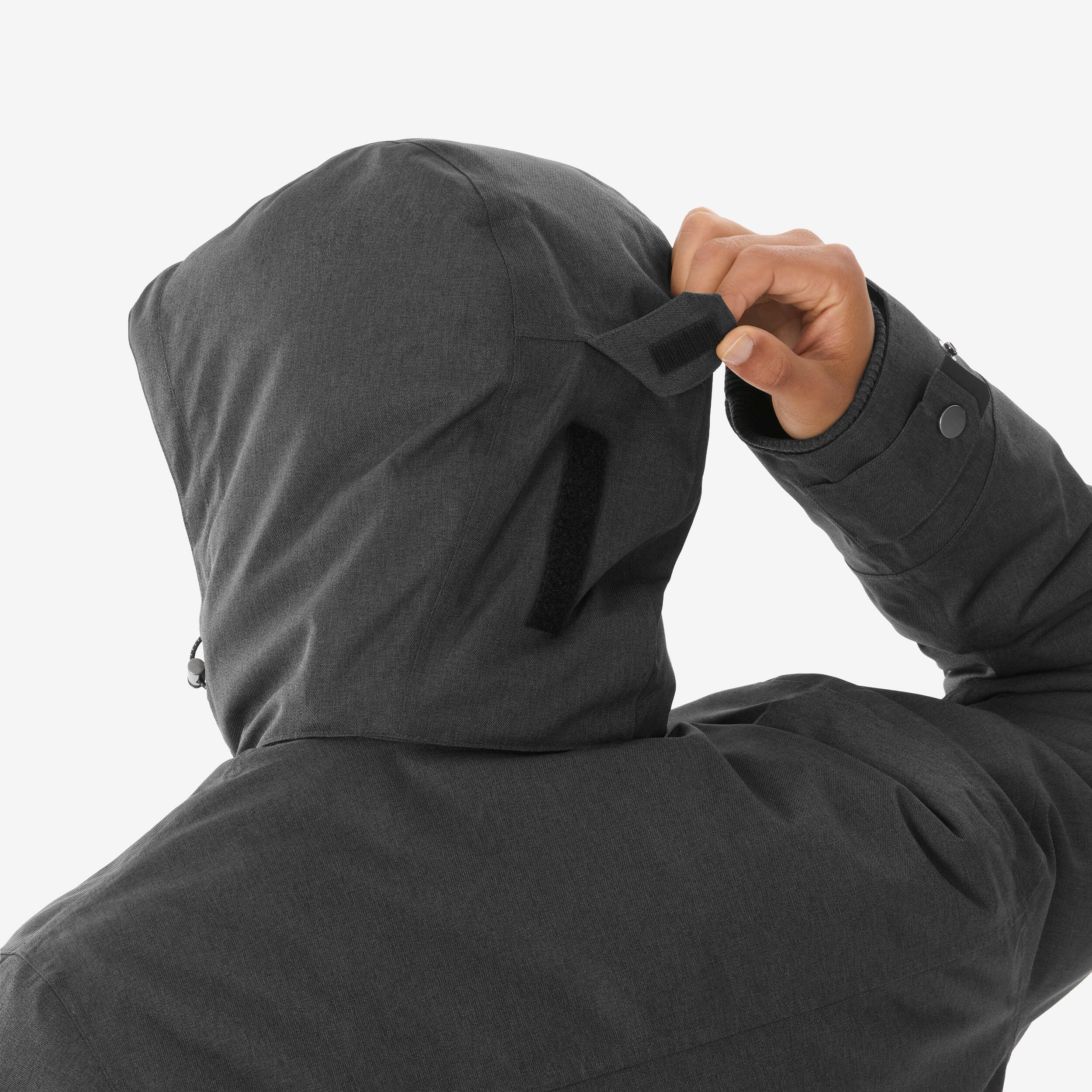 Wasserdichte Wanderjacke für Herren -10°C, NH500 grau 5/16