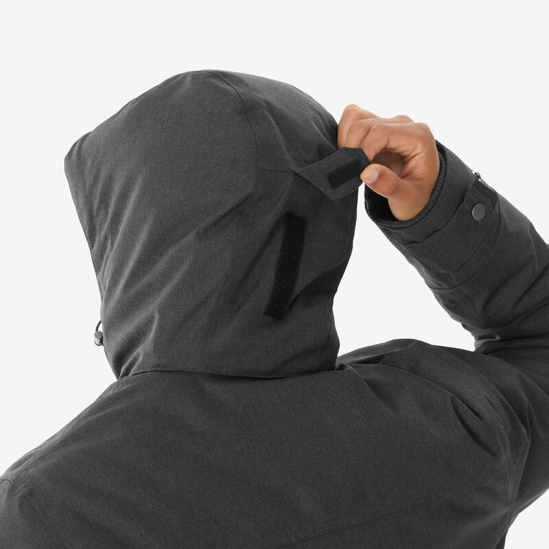 Erkek Su Geçirmez Outdoor Kar Montu/Kışlık Mont - Gri - NH500 -10 °C