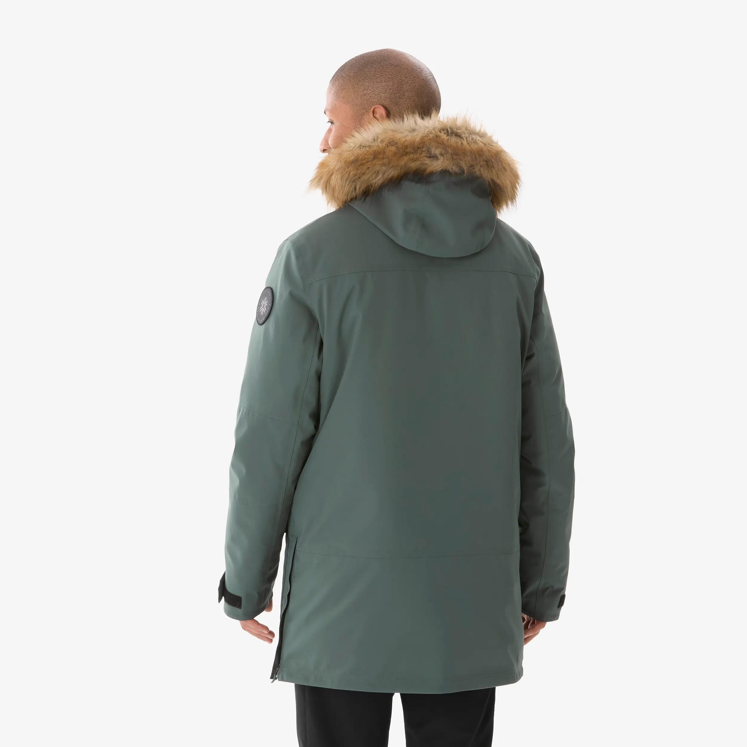 Parka hiver -20° de randonnée homme, NH900 vert 4/16