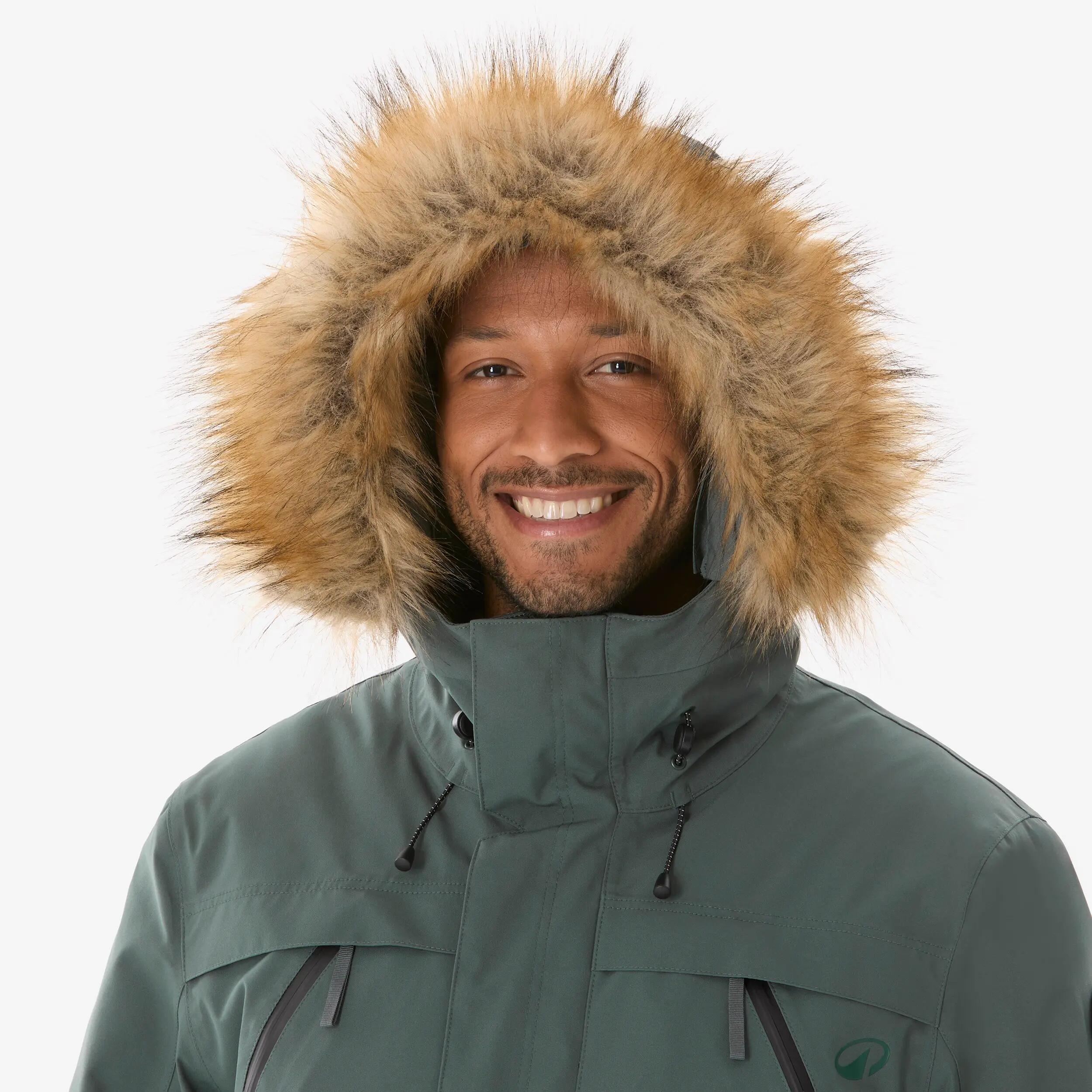 Parka hiver -20° de randonnée homme, NH900 vert 6/16