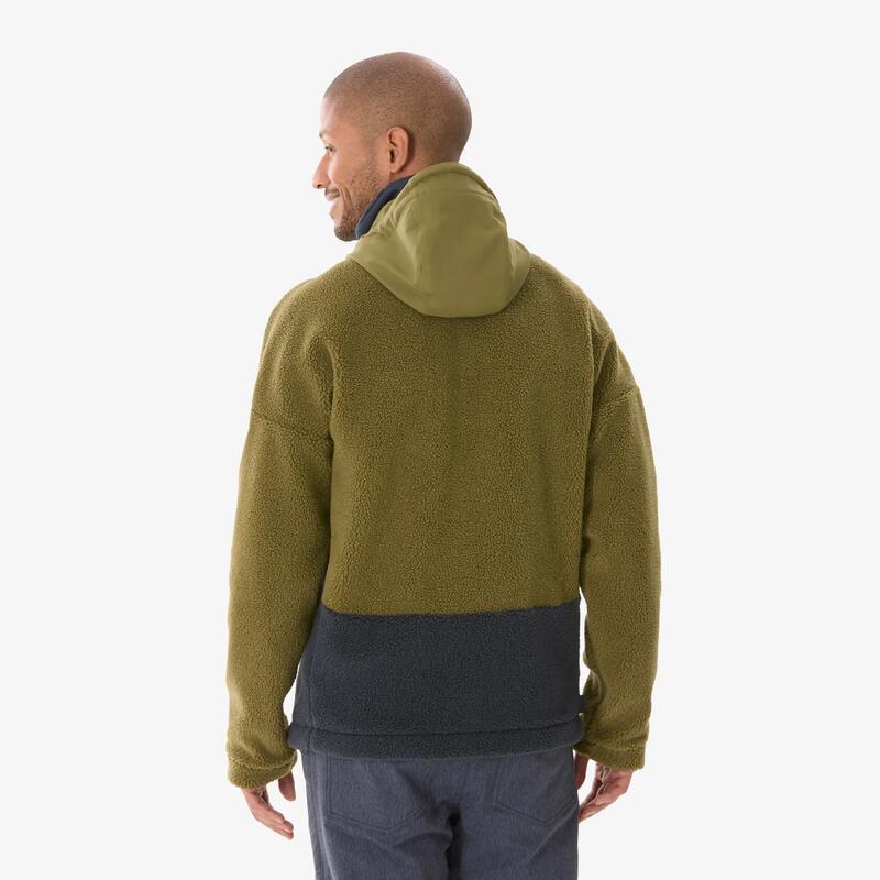 Erkek Outdoor Polar Kışlık Mont/Kar Montu - Yeşil - SH900