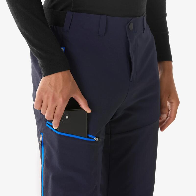 Erkek Sıcak Tutan ve Su Tutmaz Outdoor Pantolon - Mavi - SH900