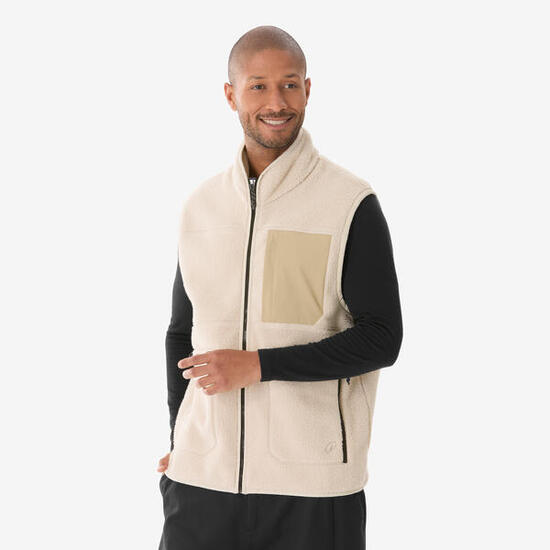 Gilet montagna uomo MH500 TRENDY beige