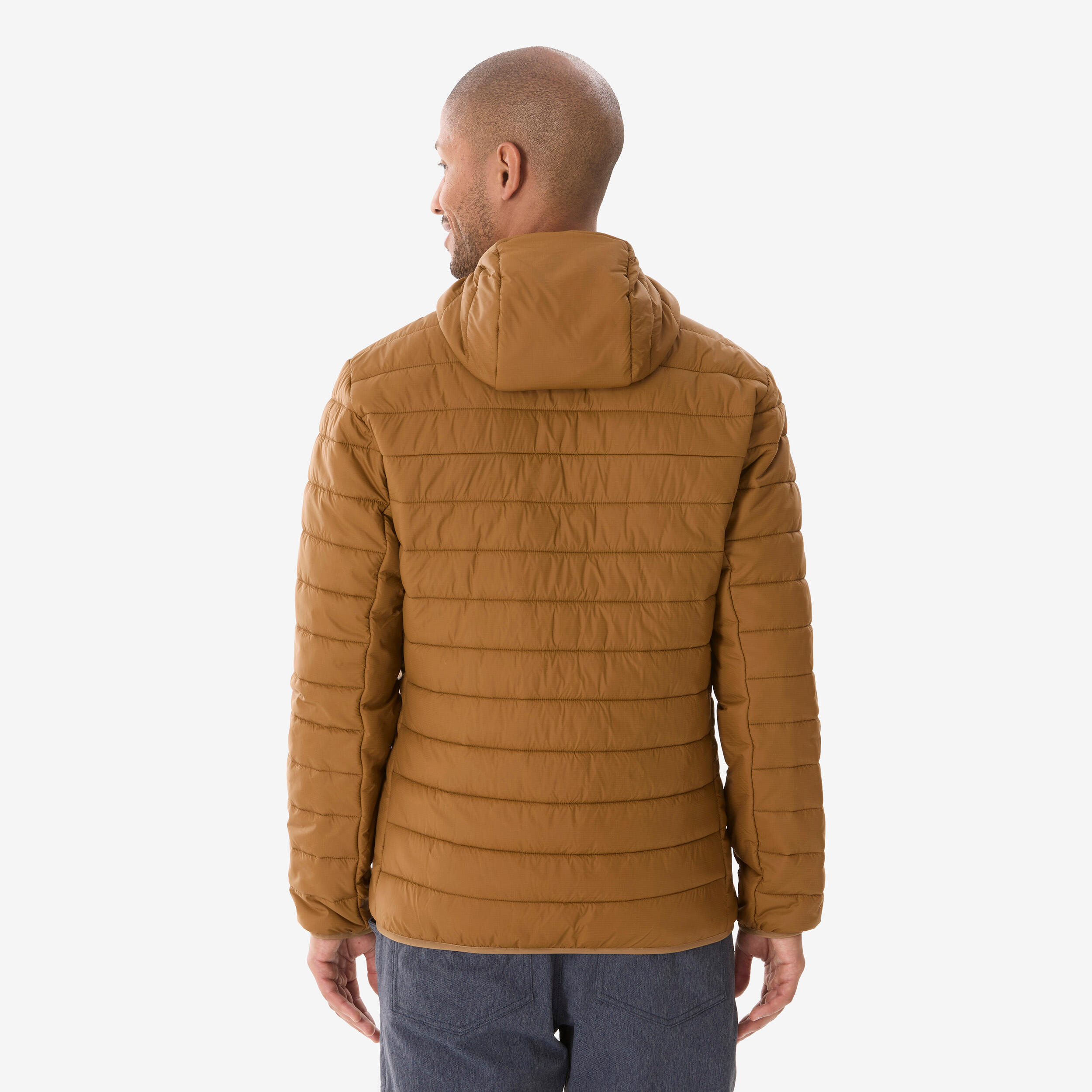 Men’s Down Hiking Jacket, MH 500 5/8