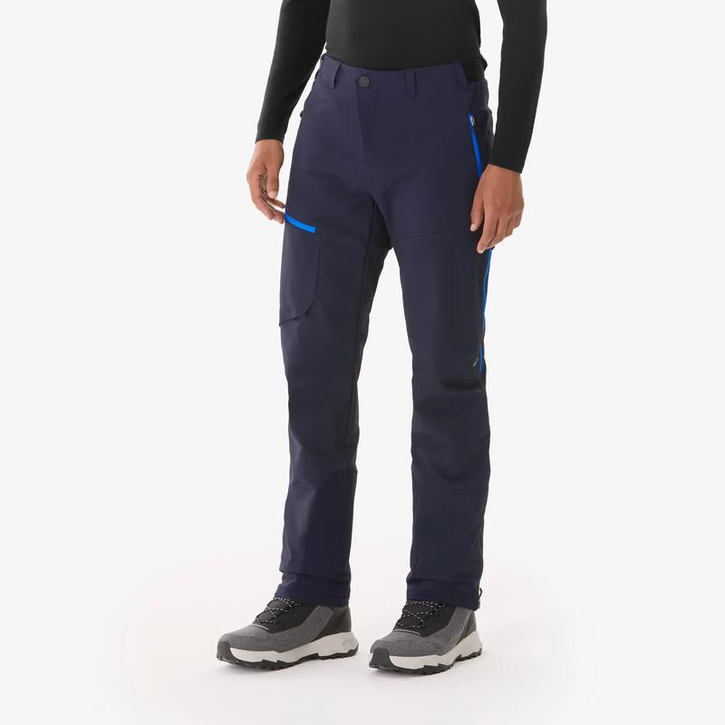 Erkek Sıcak Tutan ve Su Tutmaz Outdoor Pantolon - Mavi - SH900