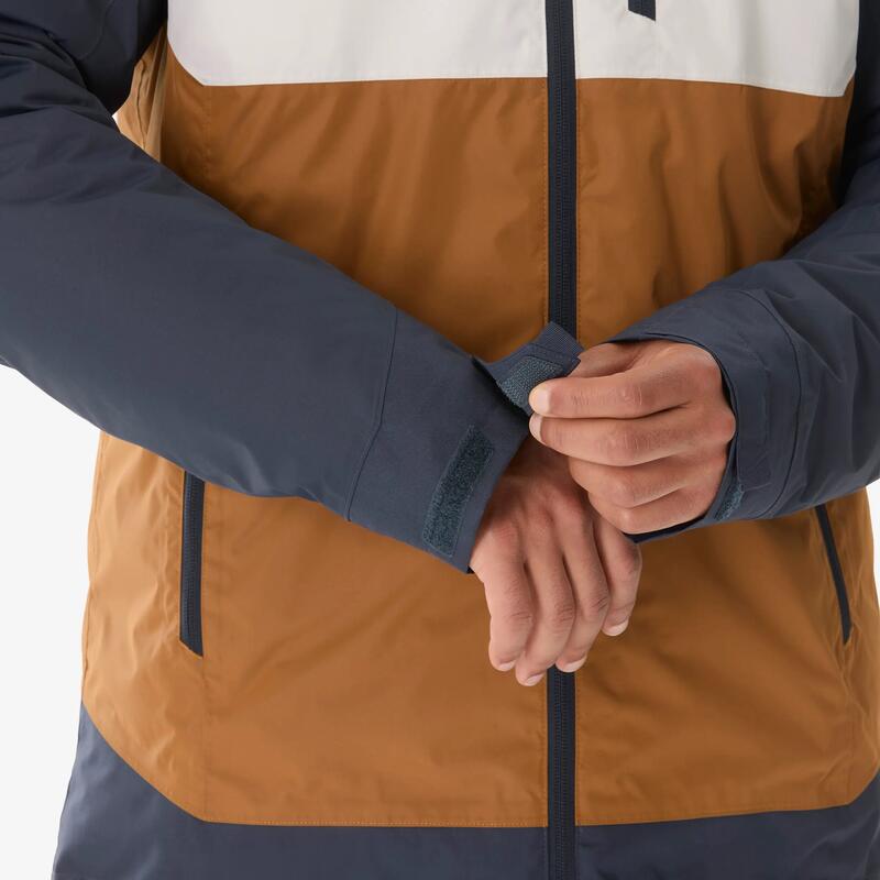 Erkek Outdoor Su Geçirmez Kar Montu/Kışlık Mont - Bej/Kahverengi - NH500 -10 °C