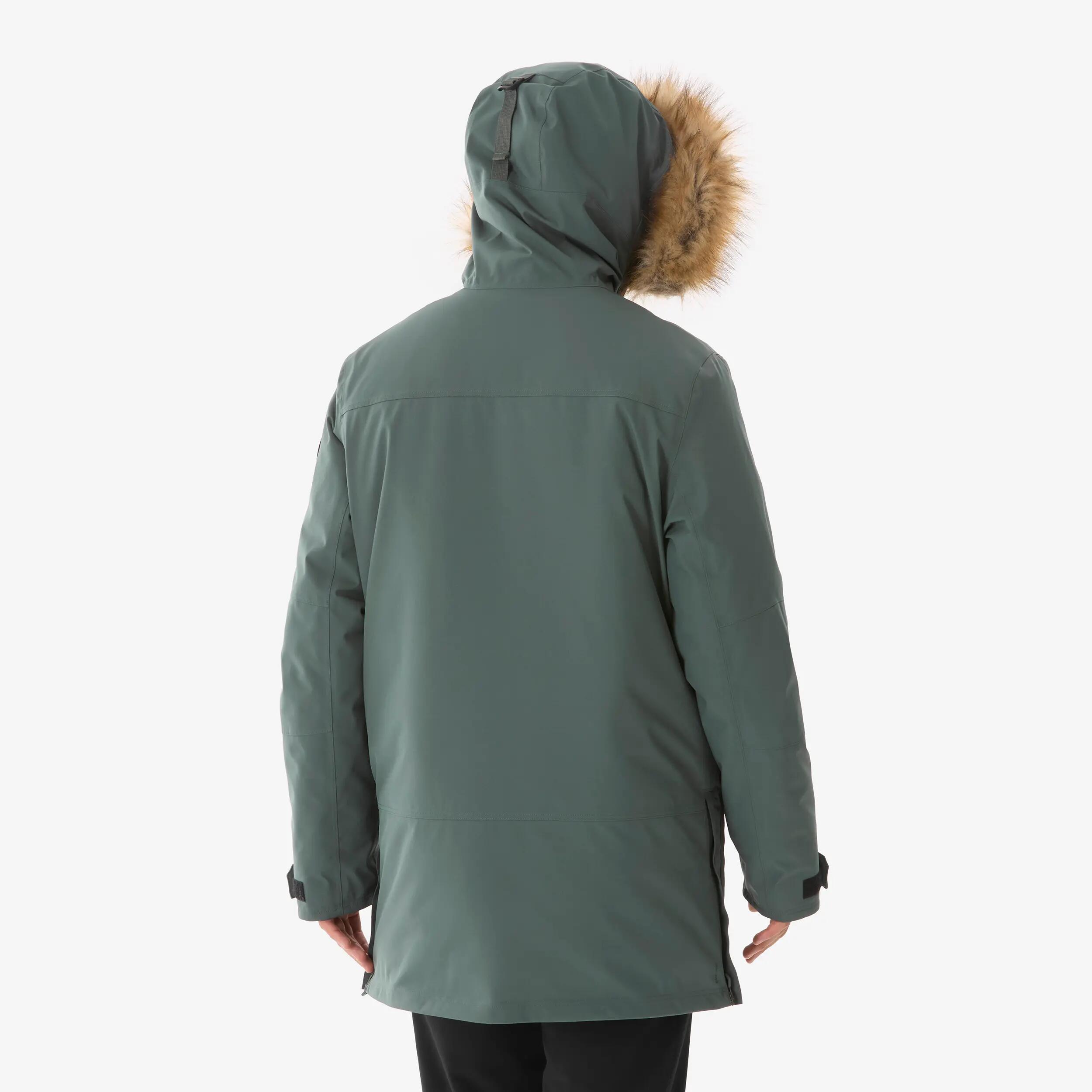 Parka hiver -20° de randonnée homme, NH900 vert 5/16