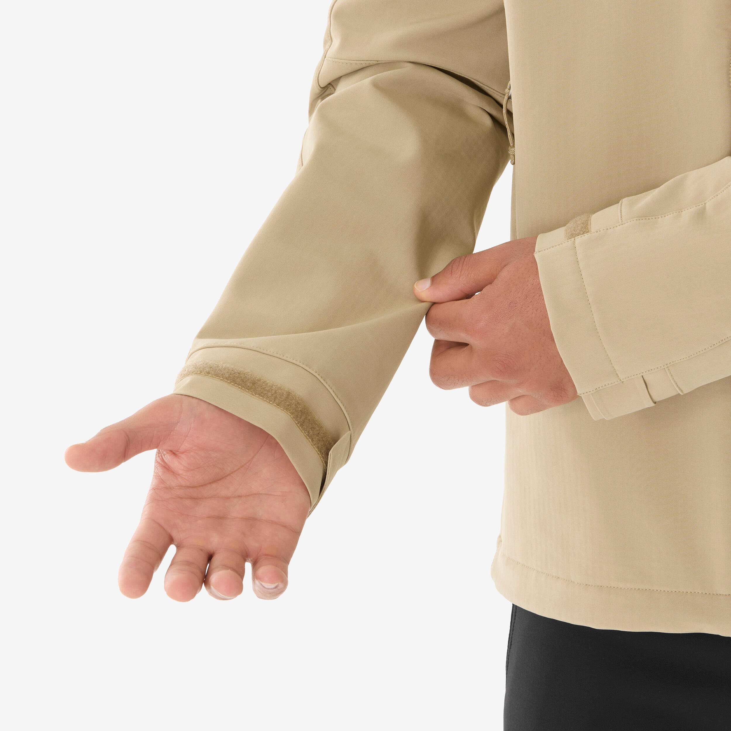 Chaqueta de trekking cortaviento softshell hombre MT500  9/10