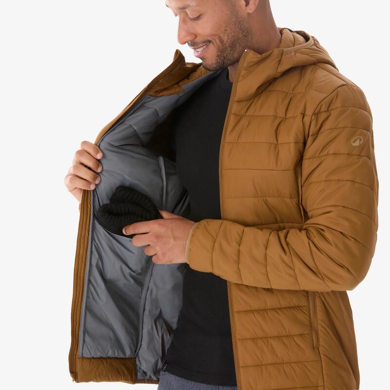 Erkek Outdoor Şişme Mont - Kahverengi - MH500