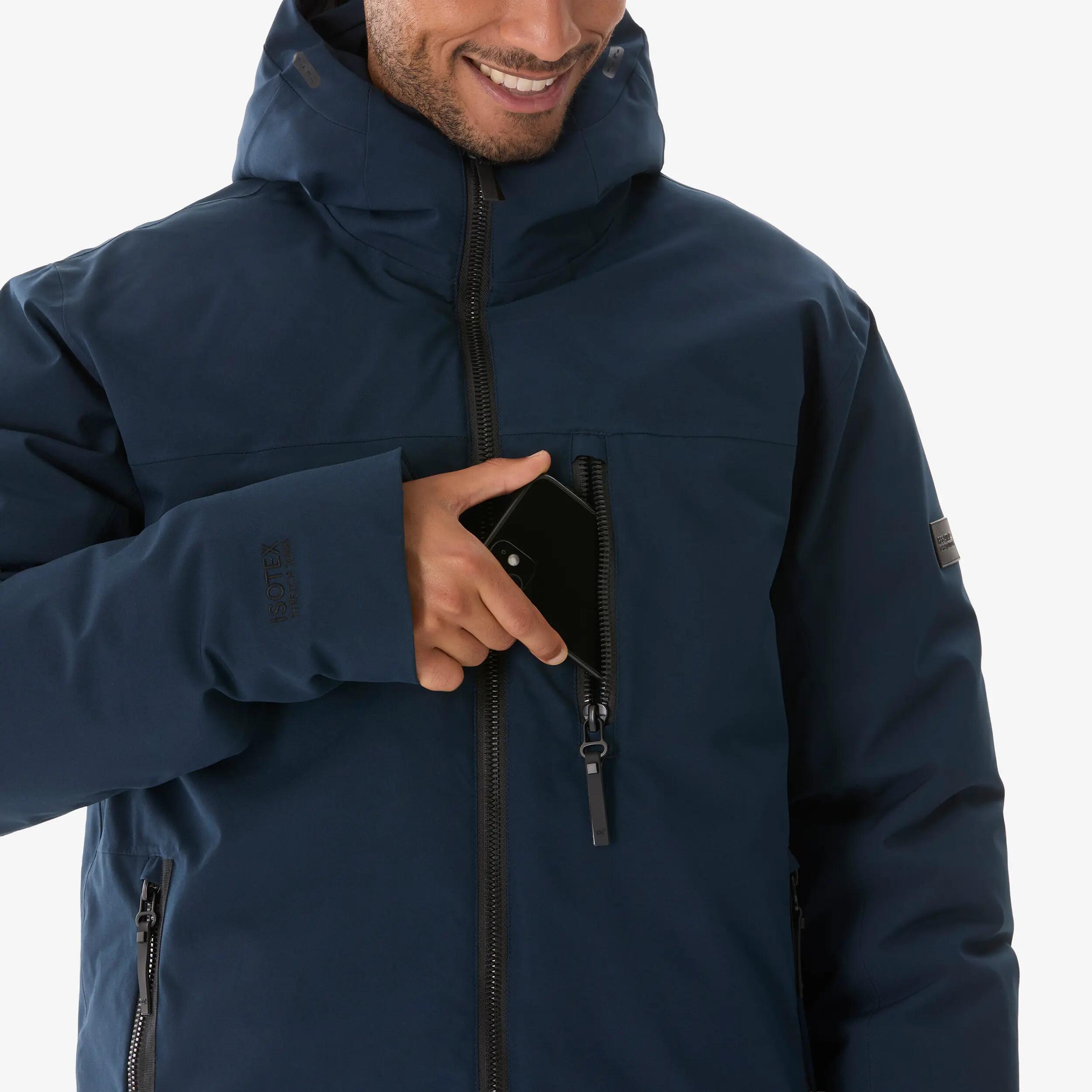 Parka impermeável e quente de caminhada homem, Yewbank Azul, Regatta 7/13