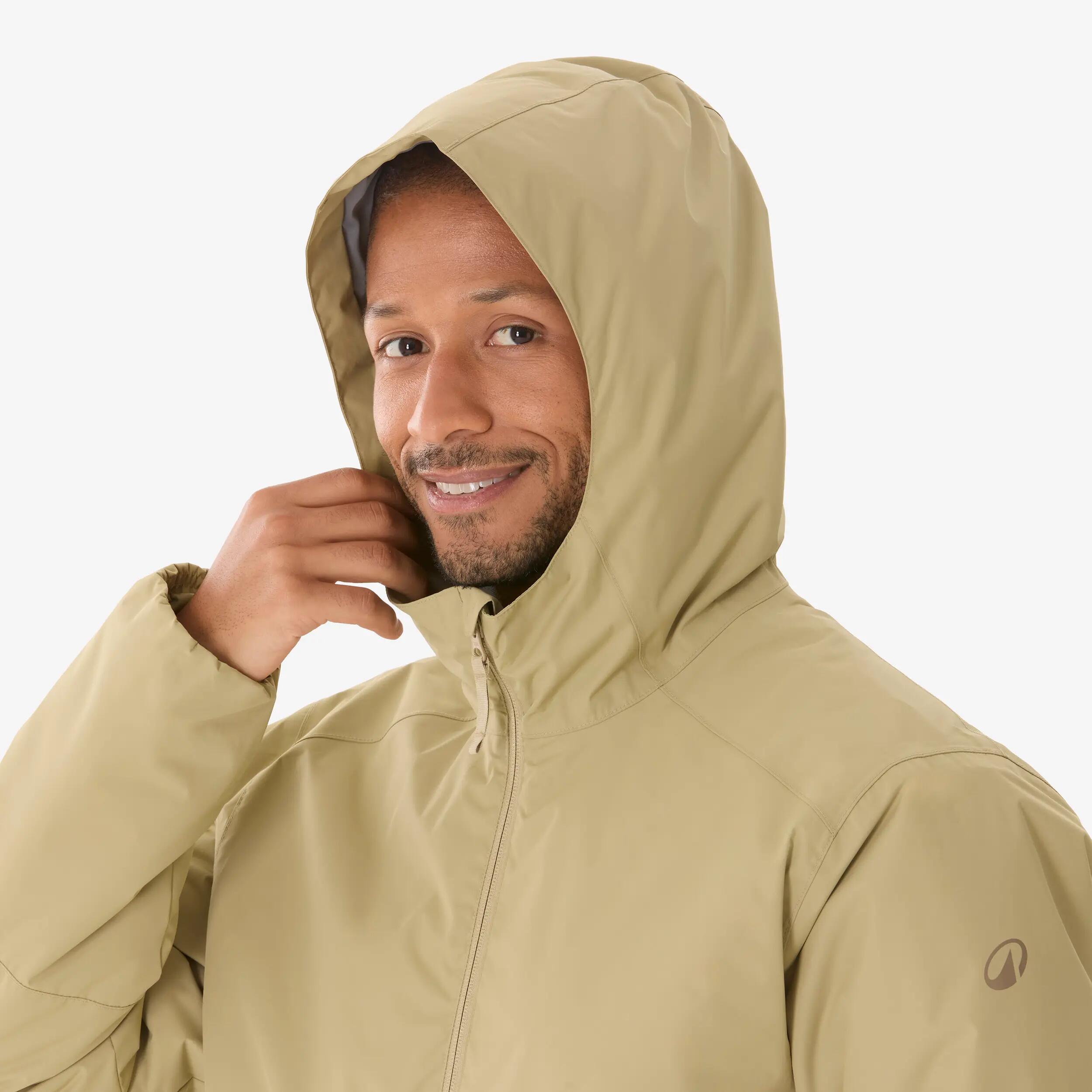Men’s winter hiking jacket -5°C NH100 - Beige -  5