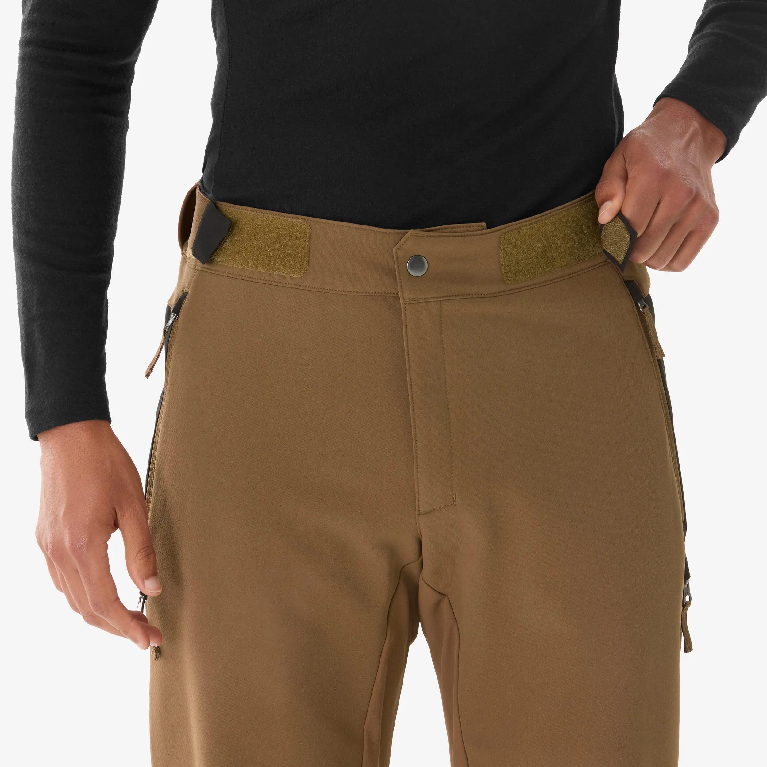 Men’s Warm and Water-Repellent Hiking Pants, SH 500 7/9