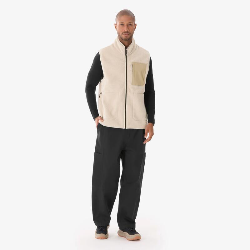 Erkek Outdoor Polar Yelek - Bej - MH500