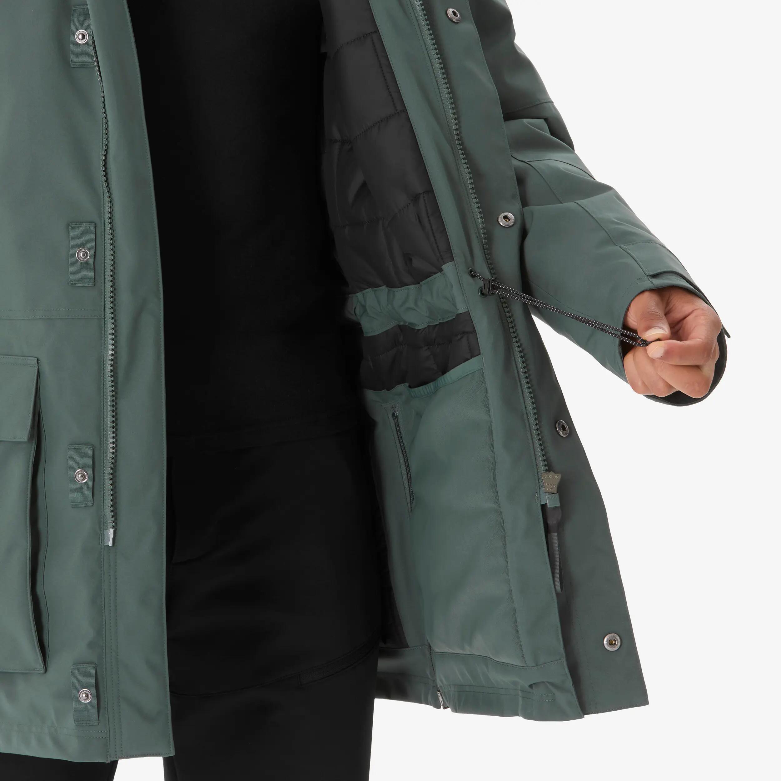 Parka hiver -20° de randonnée homme, NH900 vert 15/16