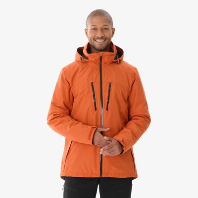 Giacca calda trekking uomo MH500 3in1 arancione | -10°C