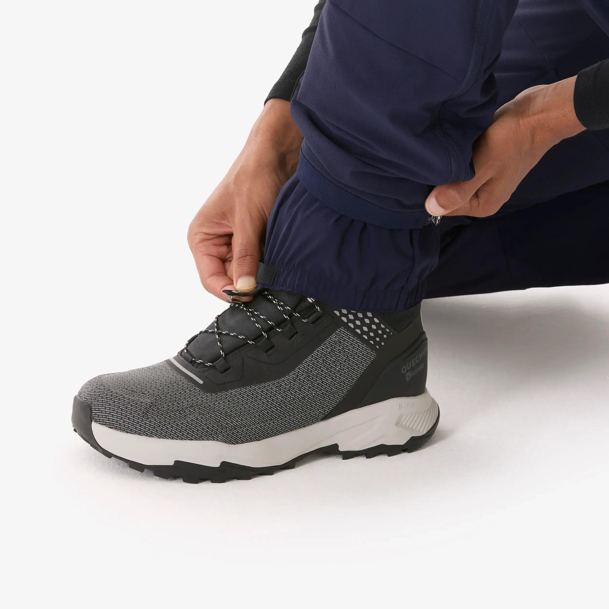 Pantalon de randonnée chaud et déperlant homme, SH900 bleu 6/14