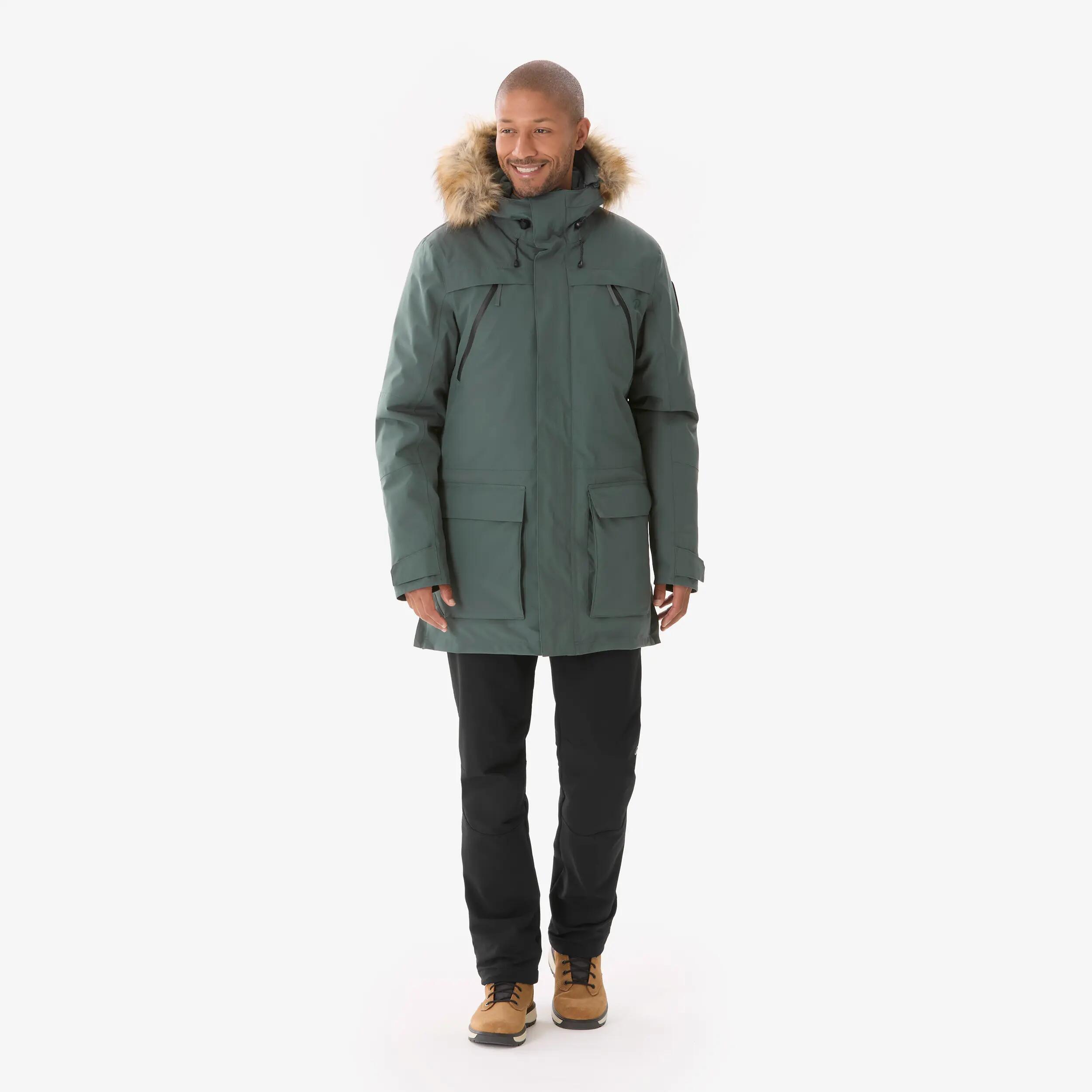 Parka hiver -20° de randonnée homme, NH900 vert 2/16