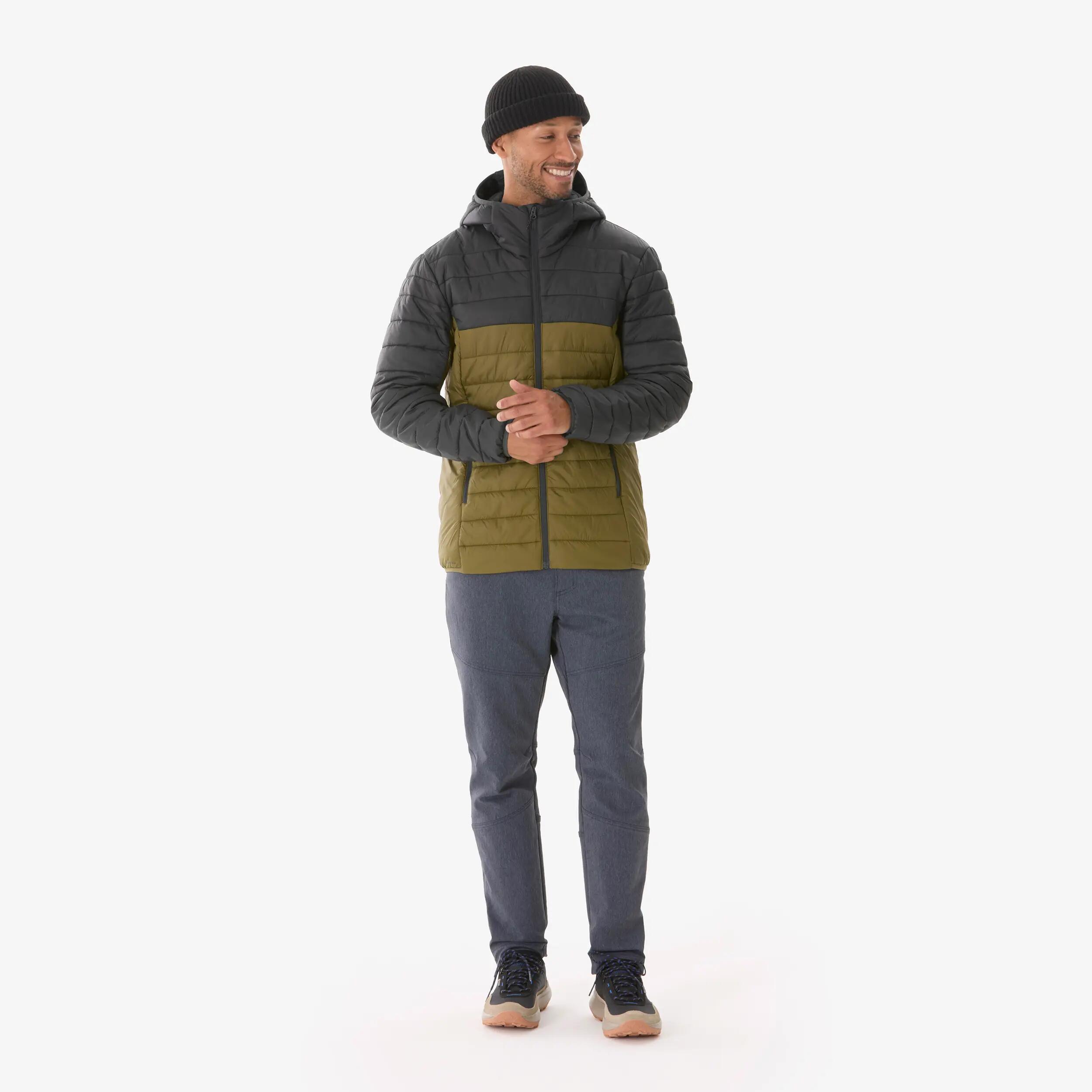 Men’s hiking jacket, MH500 Green -  2