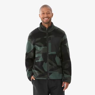 Men’s hiking fleece, MH500 Sherpa Green