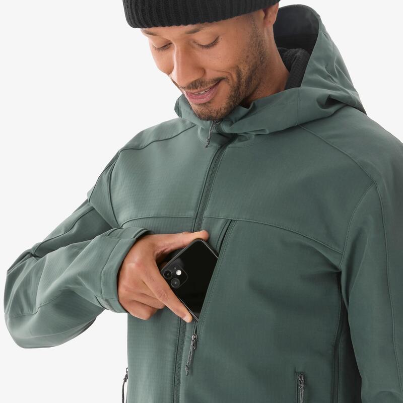 Férfi softshell kabát, szélálló - MT500