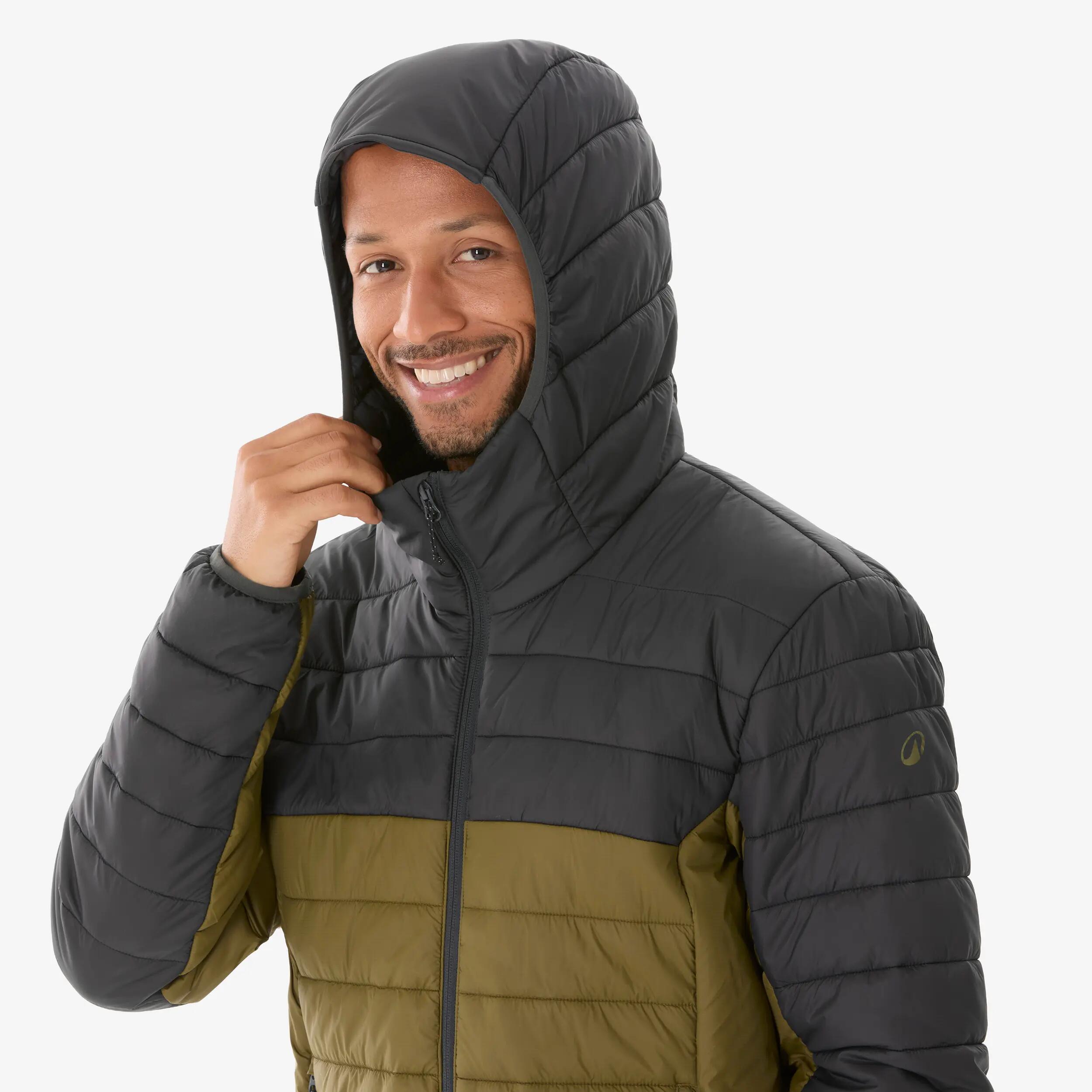 Men’s hiking jacket, MH500 Green -  3