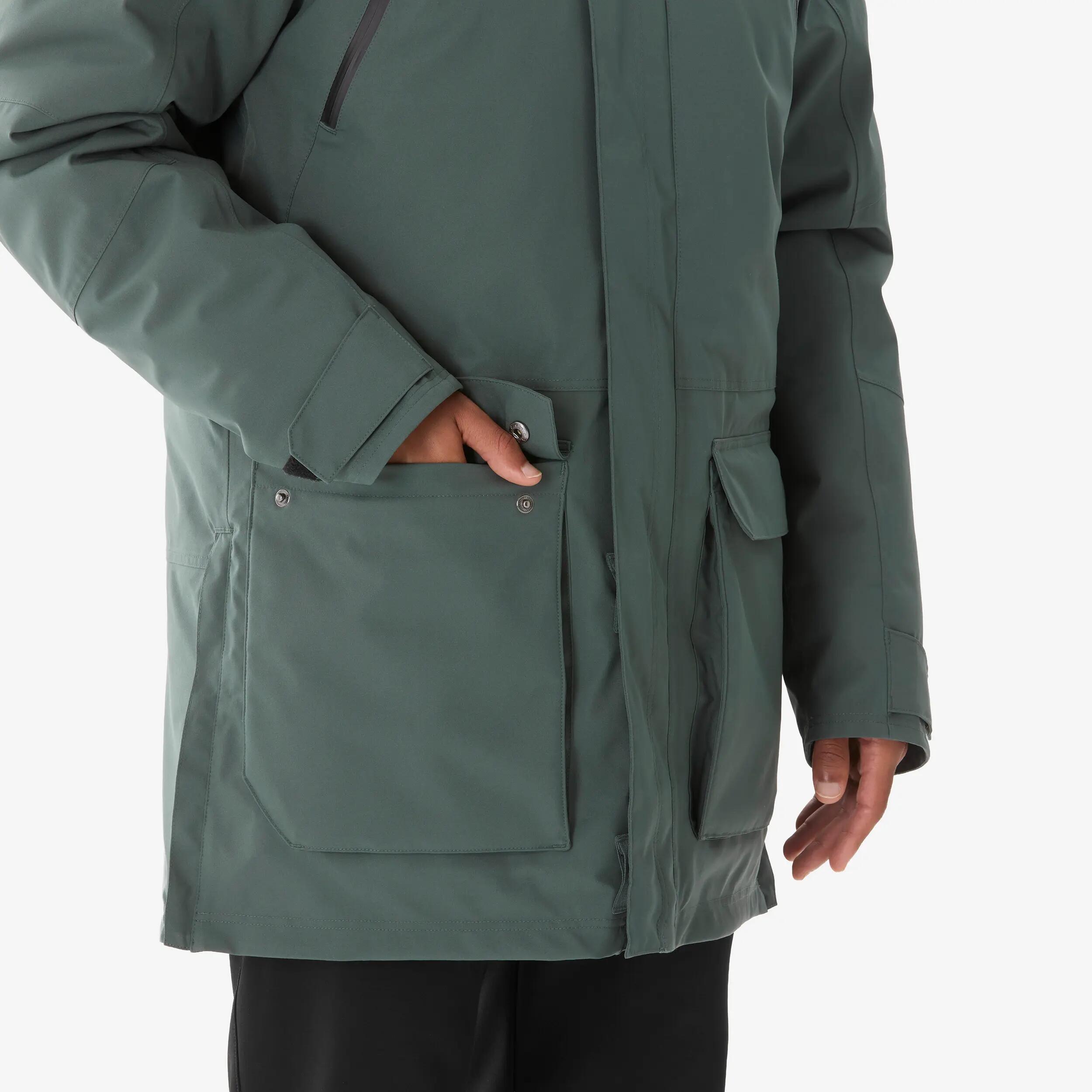 Parka hiver -20° de randonnée homme, NH900 vert 9/16