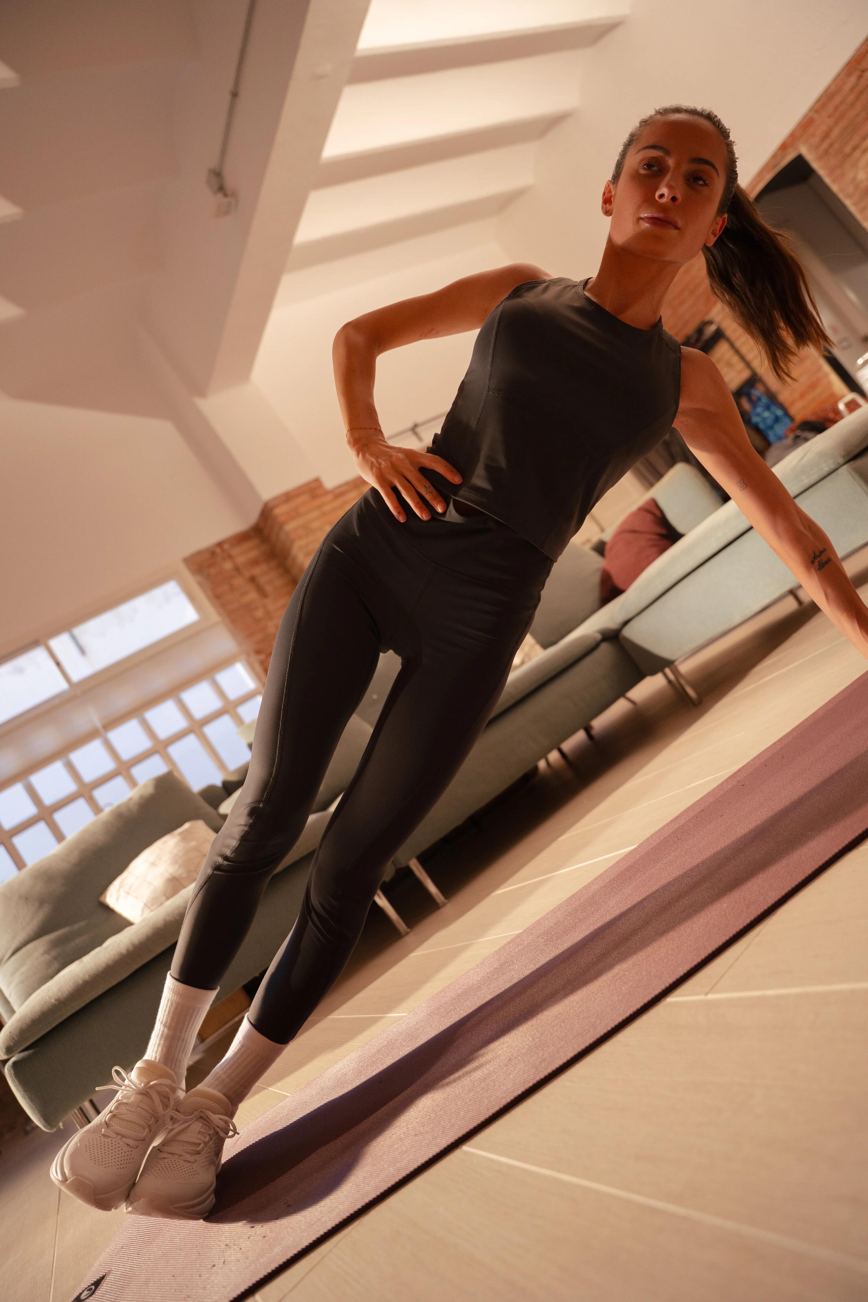 Fitness podložka 7 mm protiskluzová  6/7