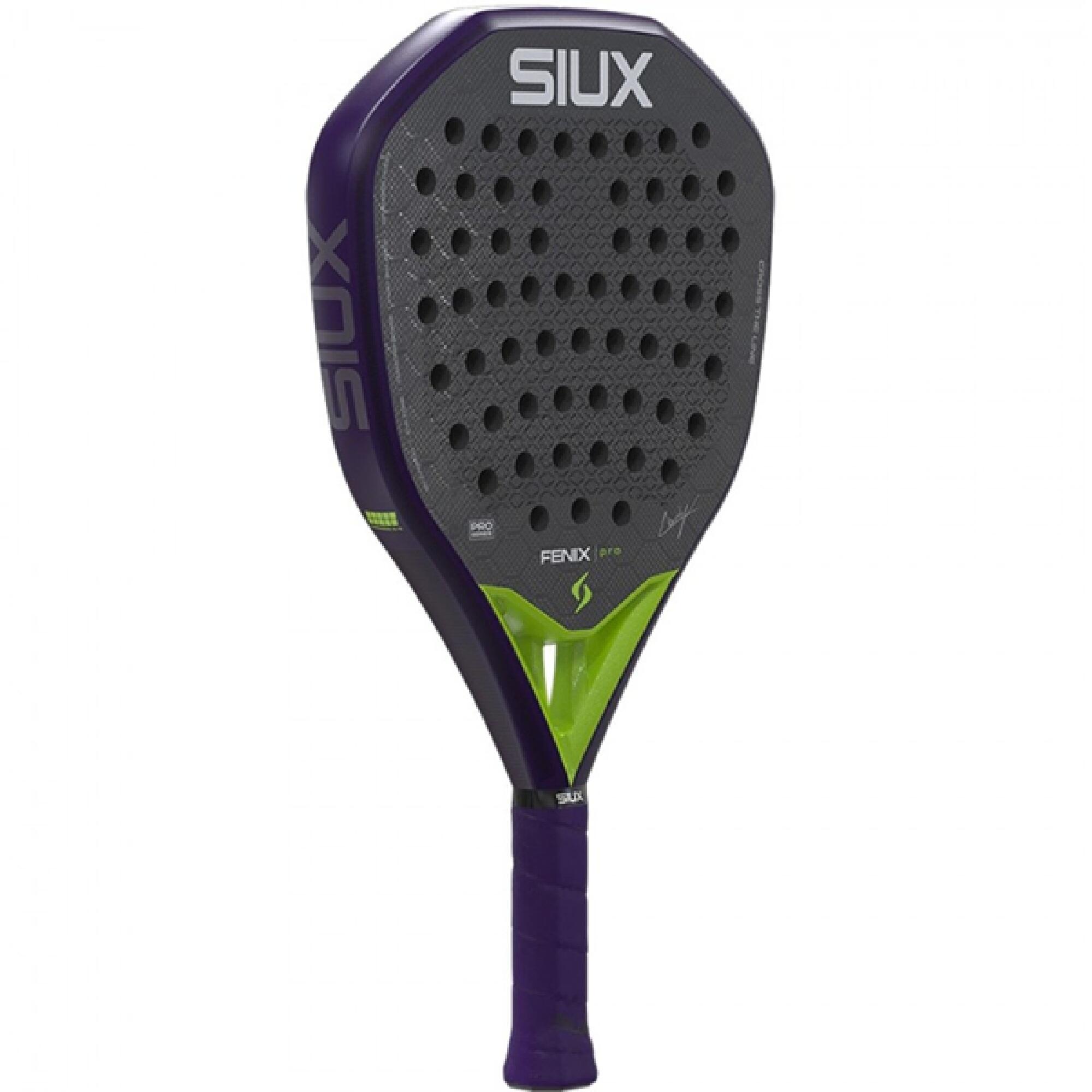 Pala de pádel SIUX Fenix Pro 2026 Glow purple. Ausburguer. 2/2