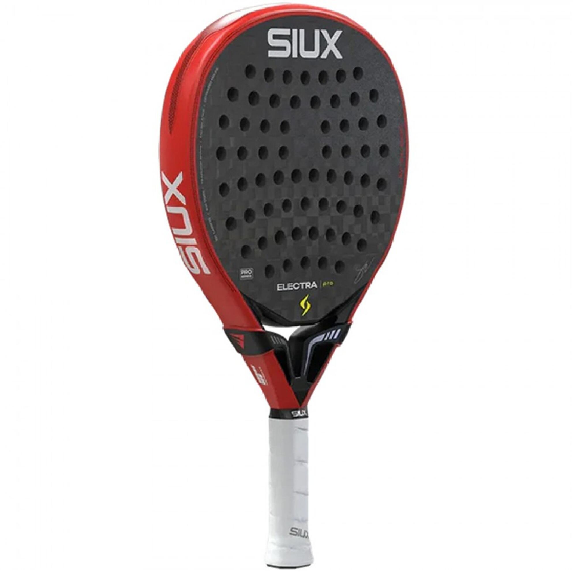 Pala de pádel SIUX Electra Pro 2026 fire red.  Modelo Stupa 2/2